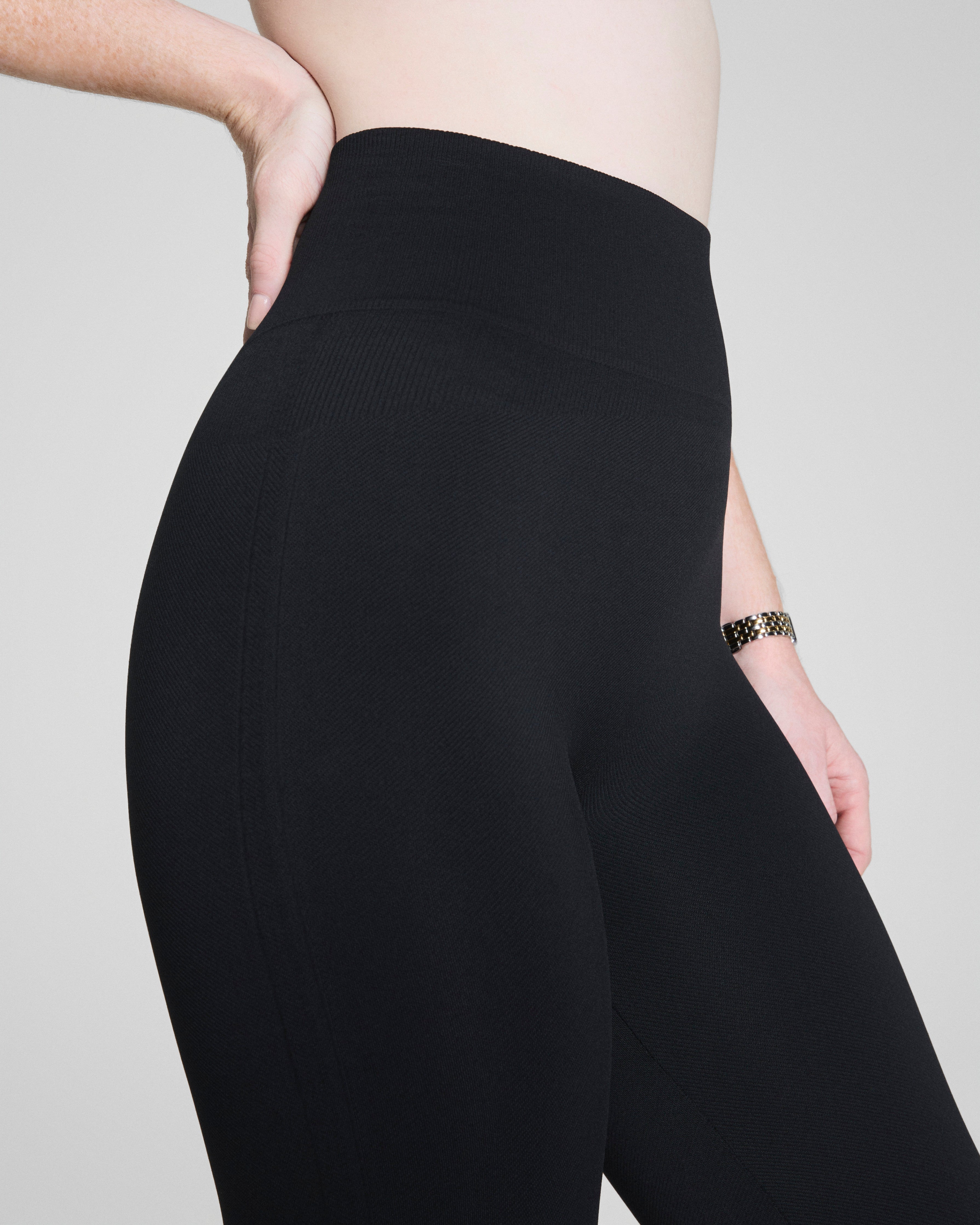 SPANXshape™ Ribbed Knit Legging  Classic Black