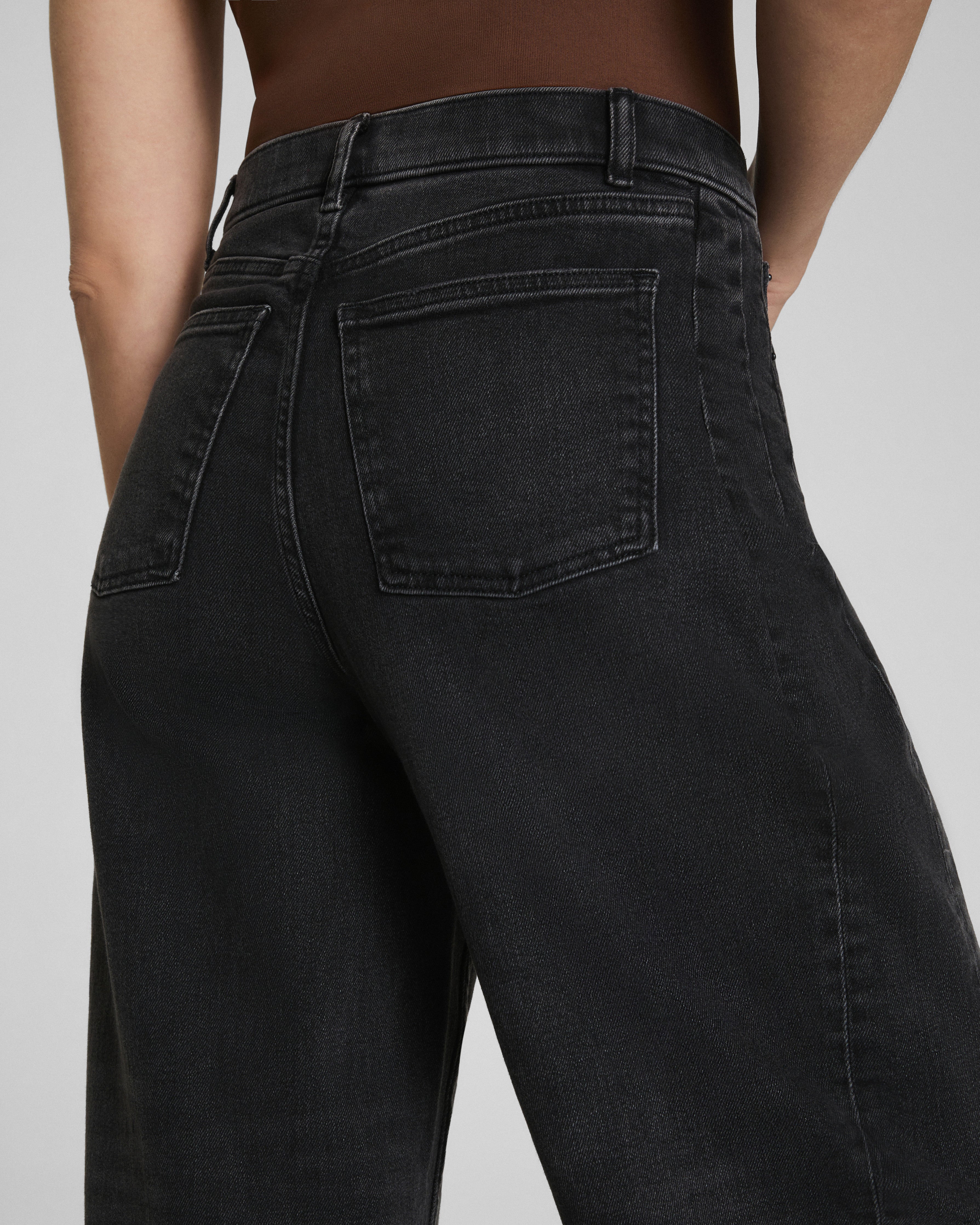 SPANXshape™ Authentic 360 Barrel Leg Jeans  Carbon