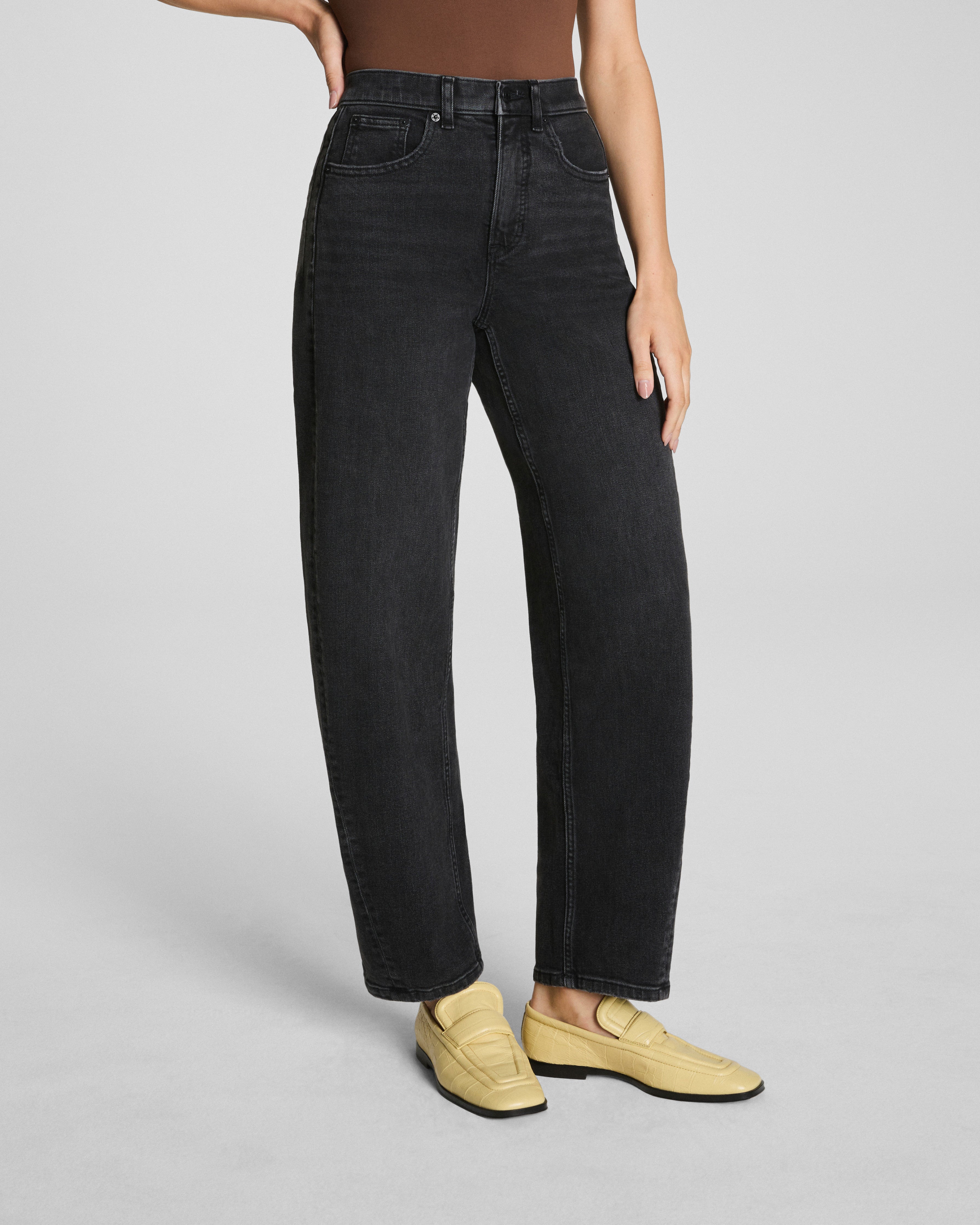 SPANXshape™ Authentic 360 Barrel Leg Jeans  Carbon
