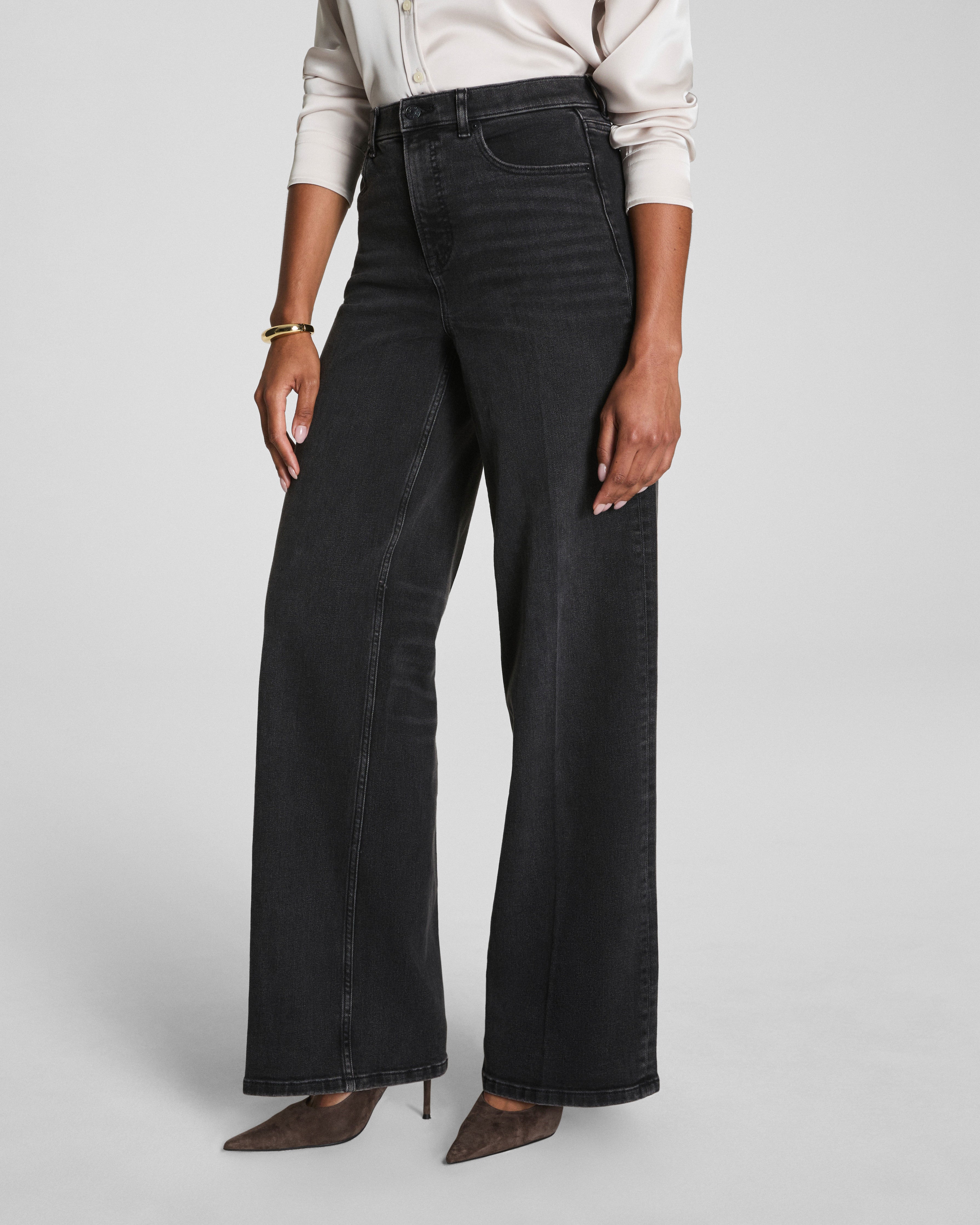 SPANXshape™ Authentic 360 Wide Leg Jeans  Carbon