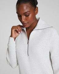 SPANX® AirEssentials Half Zip Dress  Vivid Heather Grey