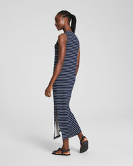 SPANX® AirEssentials Stripe Maxi Tank Dress  Timeless Navy Stripe
