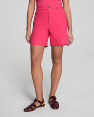 SPANXsupersmooth™ Stretch Twill Short, 7"  Tulip