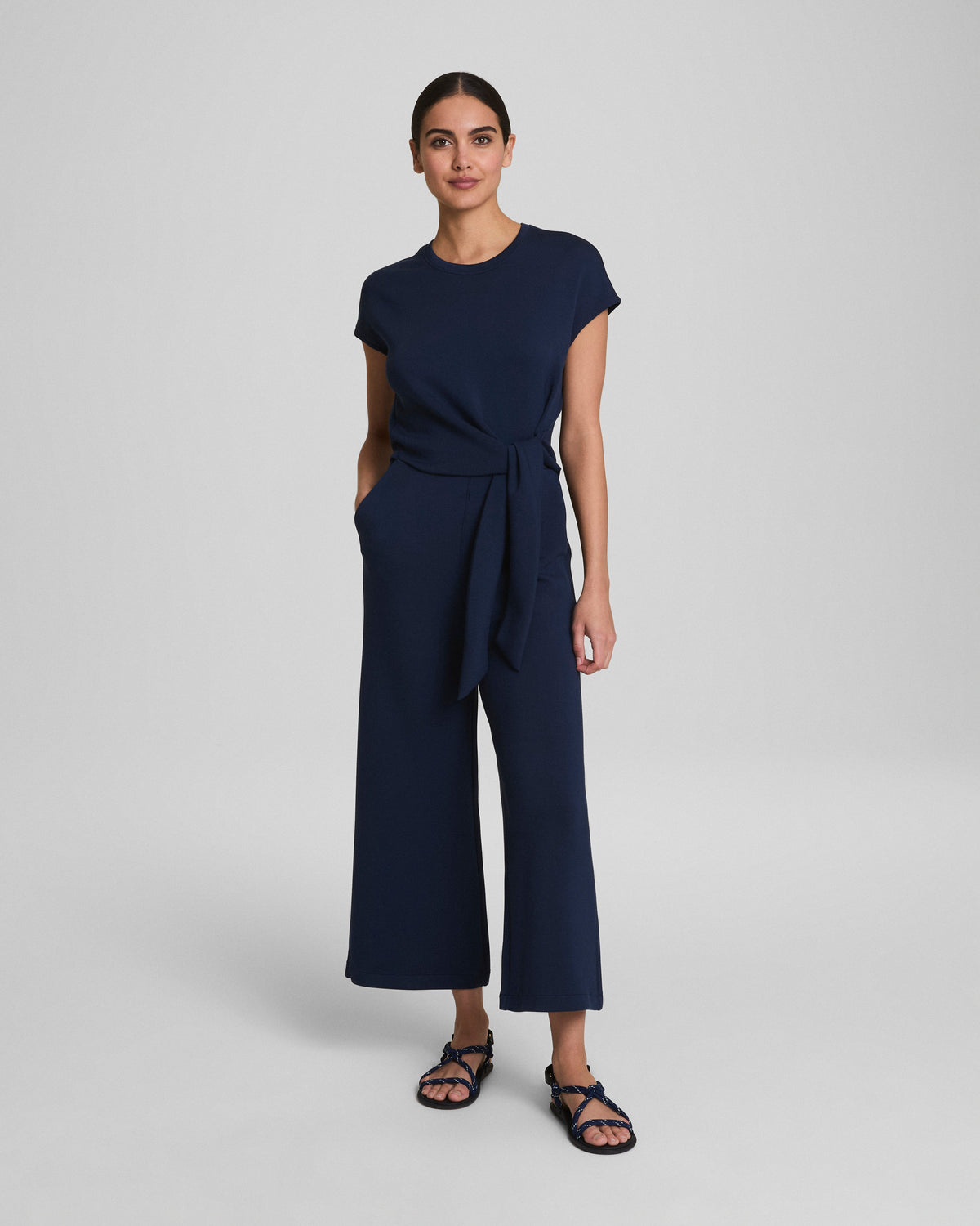 SPANX® AirEssentials Tie Waist Jumpsuit  Timeless Navy