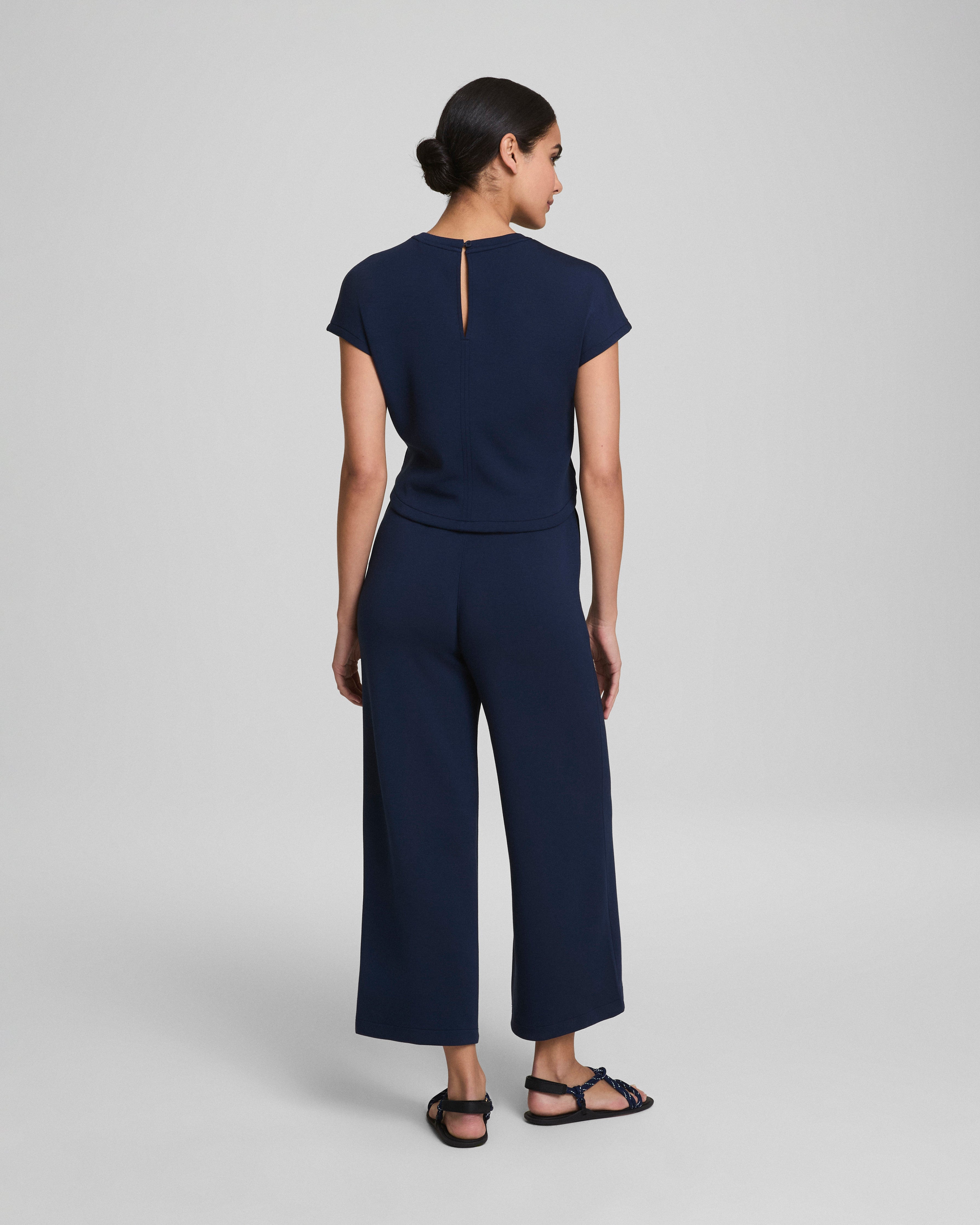 SPANX® AirEssentials Tie Waist Jumpsuit  Timeless Navy