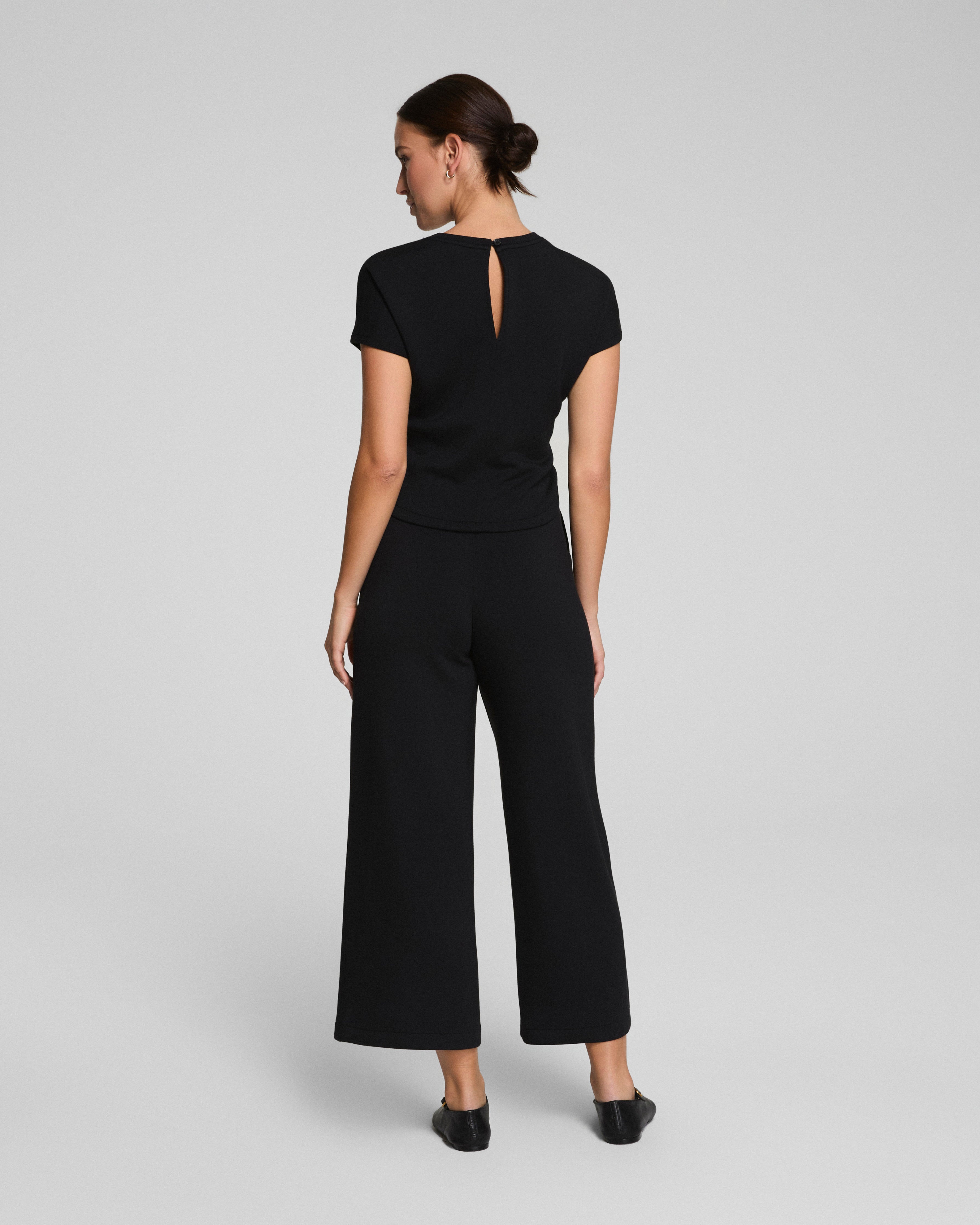 SPANX® AirEssentials Tie Waist Jumpsuit  Very Black