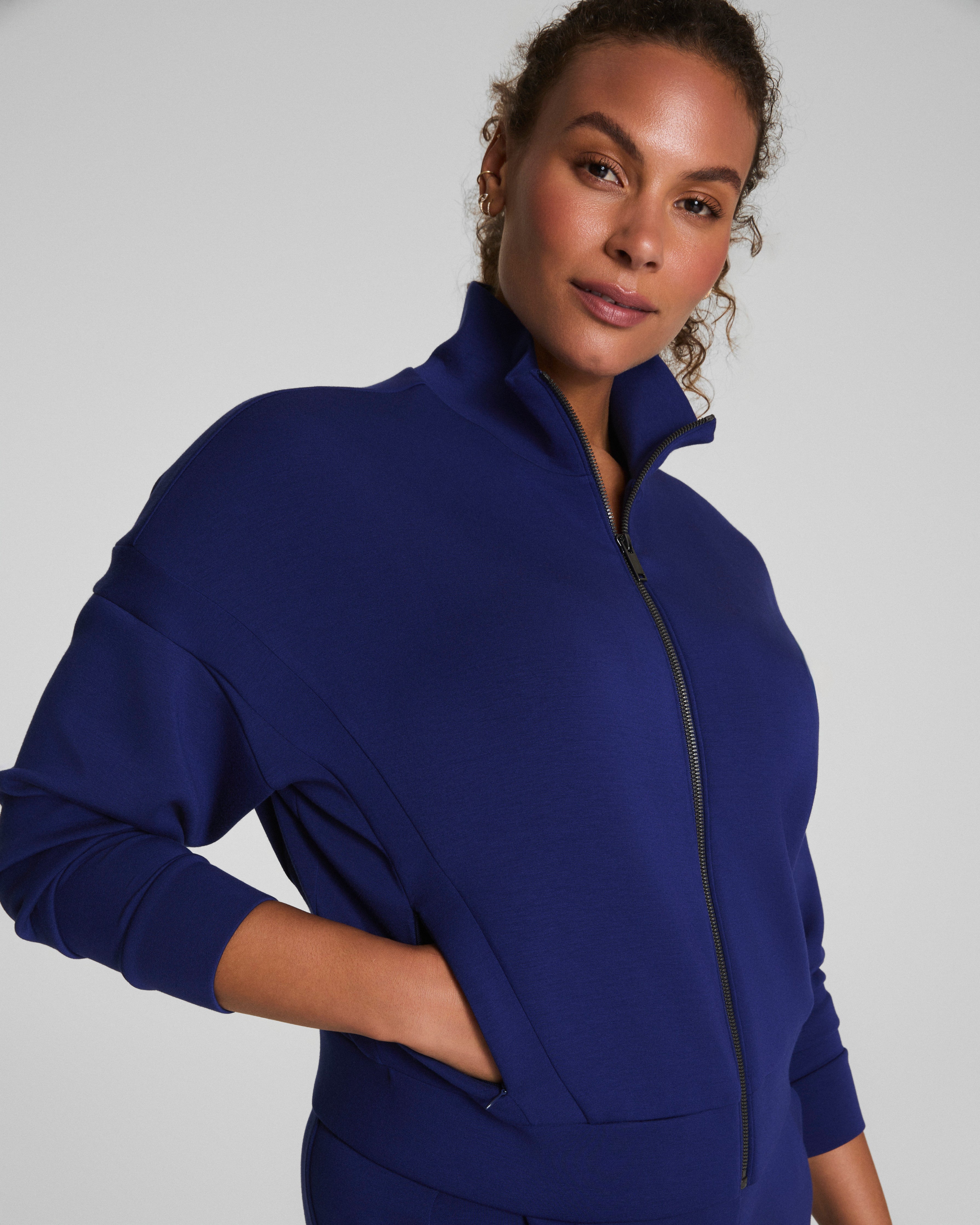 SPANX AirEssentials® Track Jacket  Midnight Iris