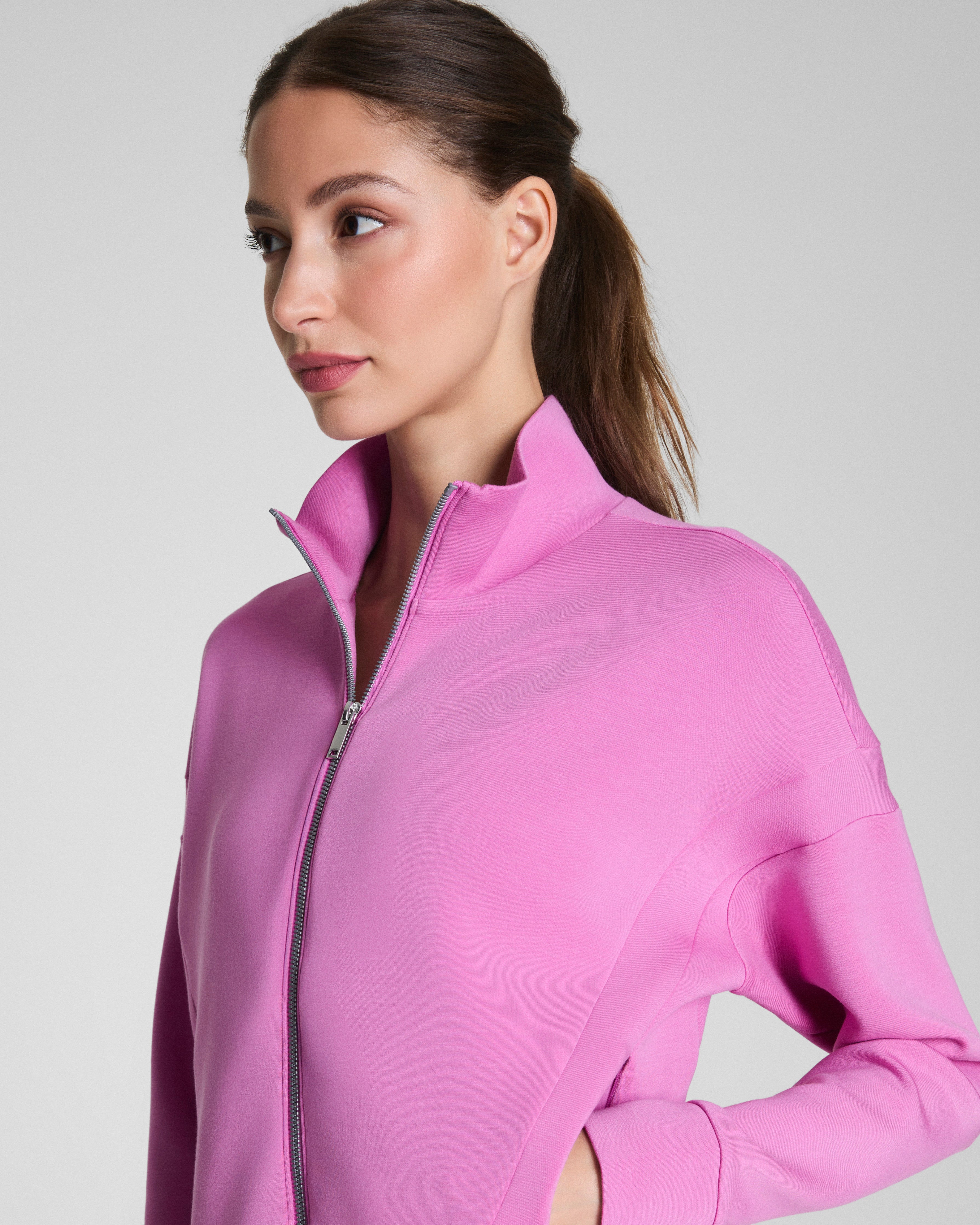 SPANX AirEssentials® Track Jacket  Pink Geranium