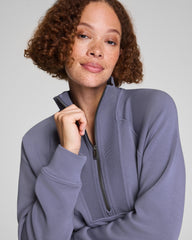 SPANX AirEssentials® Brushed Half Zip Tunic  Pewter