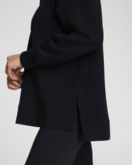 SPANX AirEssentials® Brushed Half Zip Tunic  Very Black