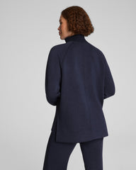 SPANX AirEssentials® Brushed Half Zip Tunic  Timeless Navy Heather