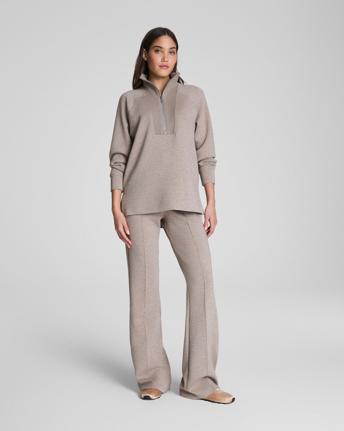 SPANX AirEssentials® Brushed Flare Pant  Birch Heather