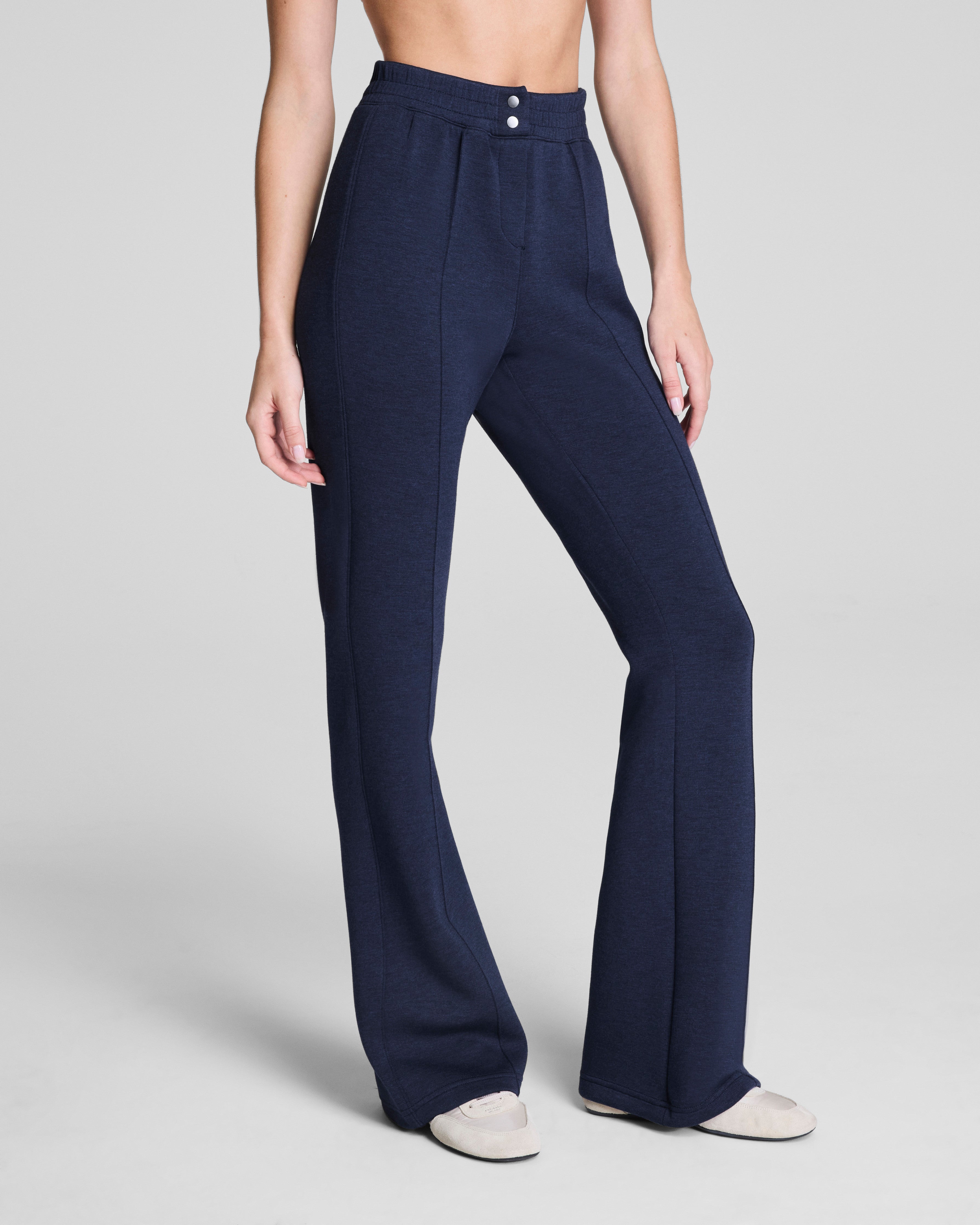 SPANX AirEssentials® Brushed Flare Pant  Timeless Navy Heather