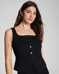 SPANX® Ponte Tailored Vest  Classic Black