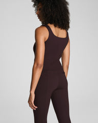 SPANX® Ponte Tailored Vest  Truffle Brown