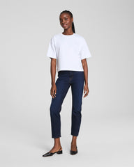 SPANX® Cotton Cropped Tee  Classic White