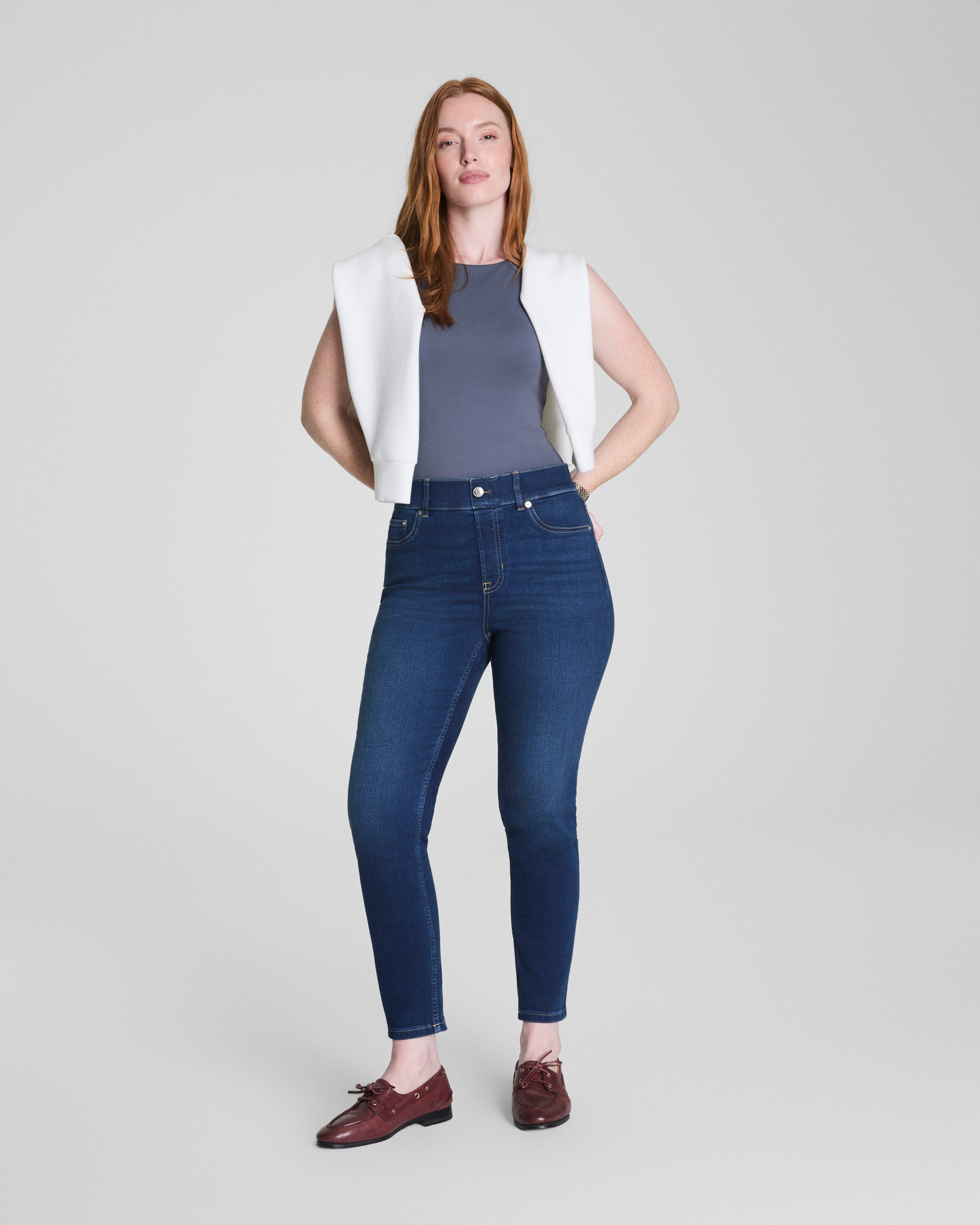 SPANXshape™ EveryWear Ankle Skinny Jeans  Poseidon