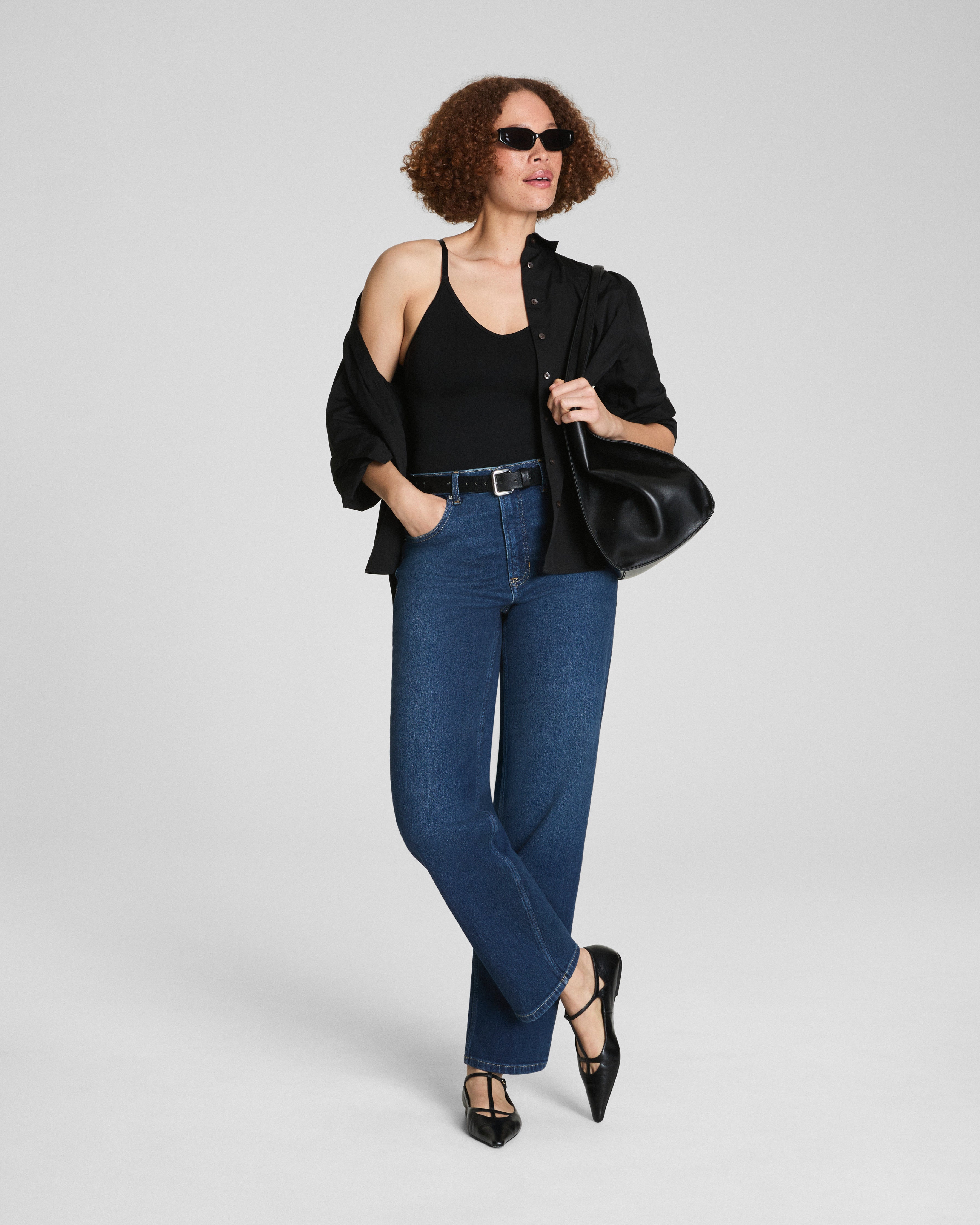SPANXshape™ Authentic 360 90s Straight Leg Jeans  Adriatic Blue