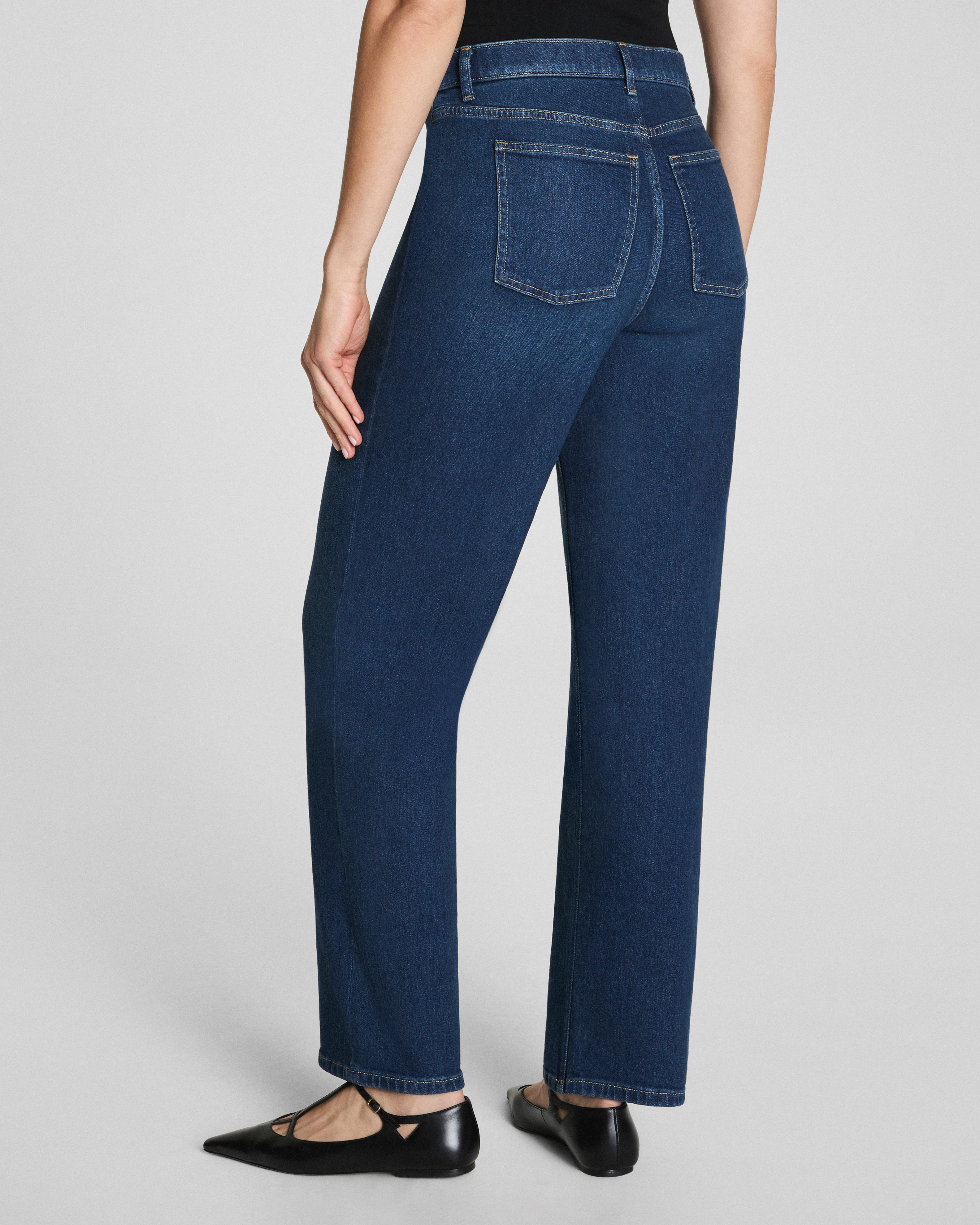 SPANXshape™ Authentic 360 90s Straight Leg Jeans  Adriatic Blue