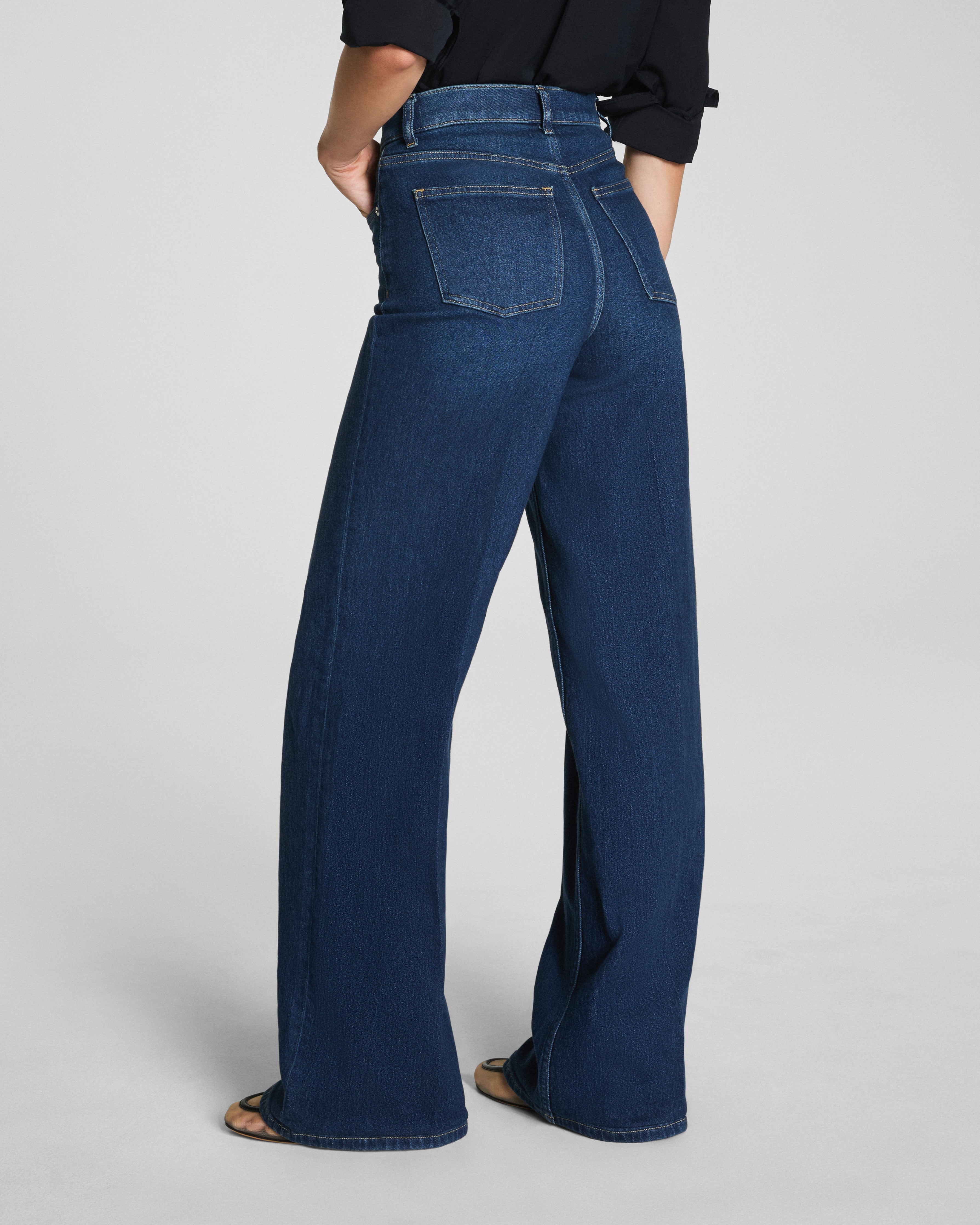 SPANXshape™ Authentic 360 Wide Leg Jeans  Adriatic Blue