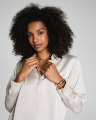 SPANX® Silky Smooth Button Down  Birch