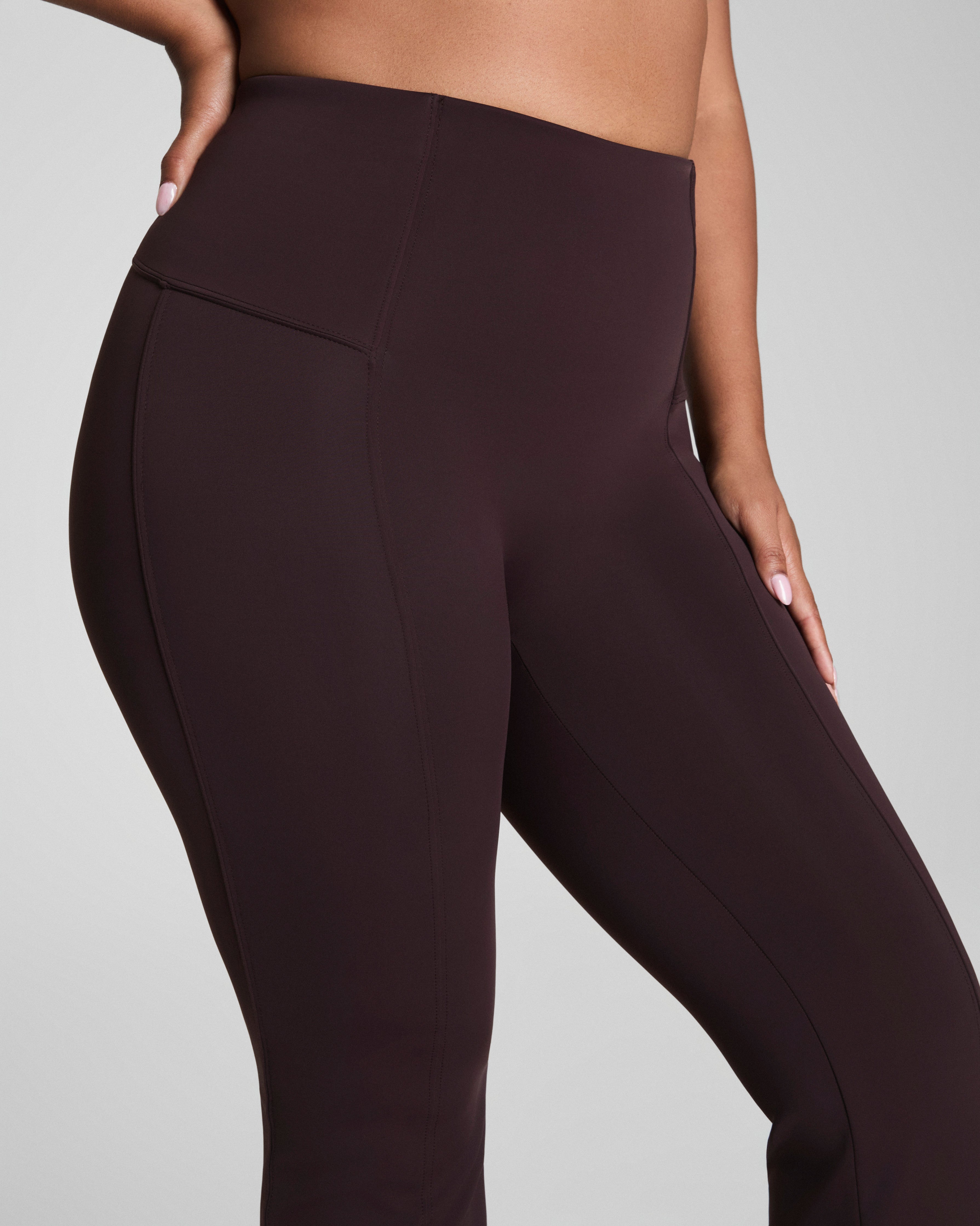 SPANXshape™ Scuba Micro Flare Legging  Truffle Brown
