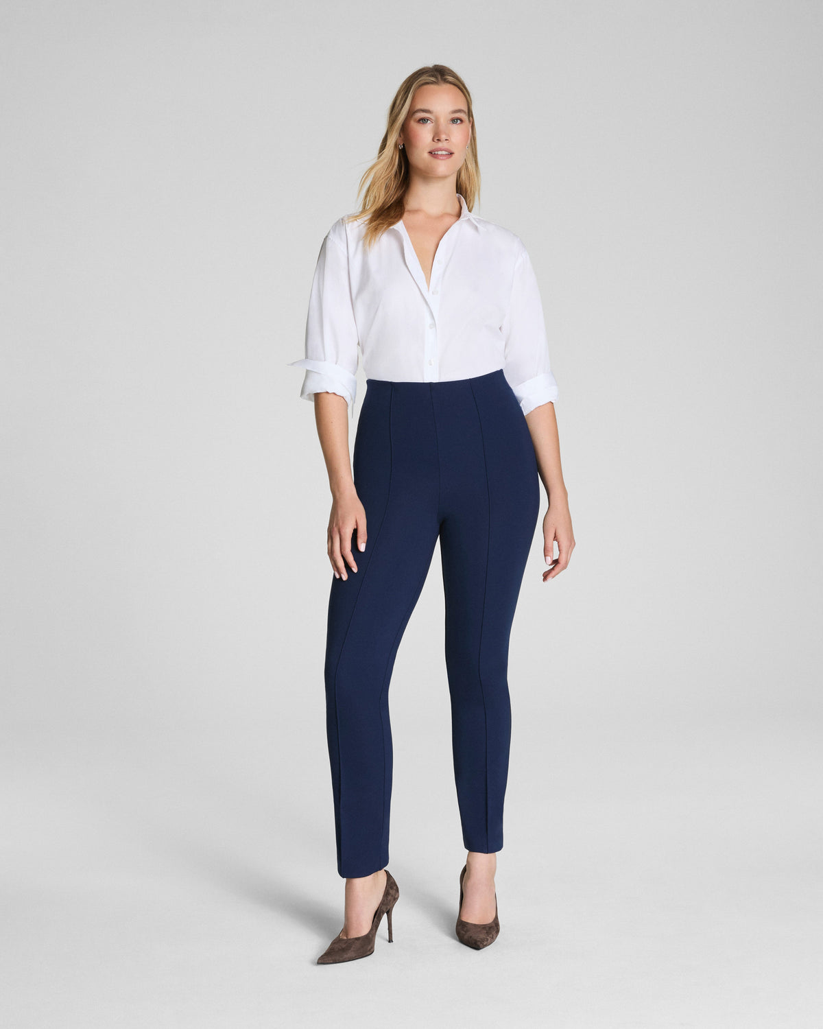 SPANXsupersmooth™ PerfectFit Ponte Ankle Slim Pant  Timeless Navy