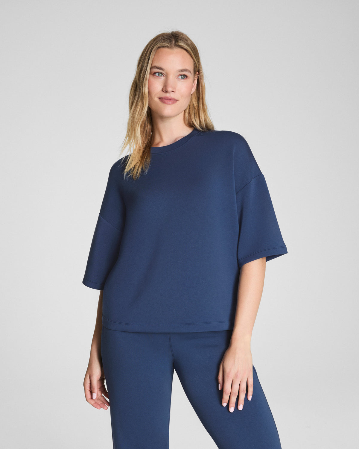 SPANX AirEssentials® Relaxed Tee  Faded Indigo