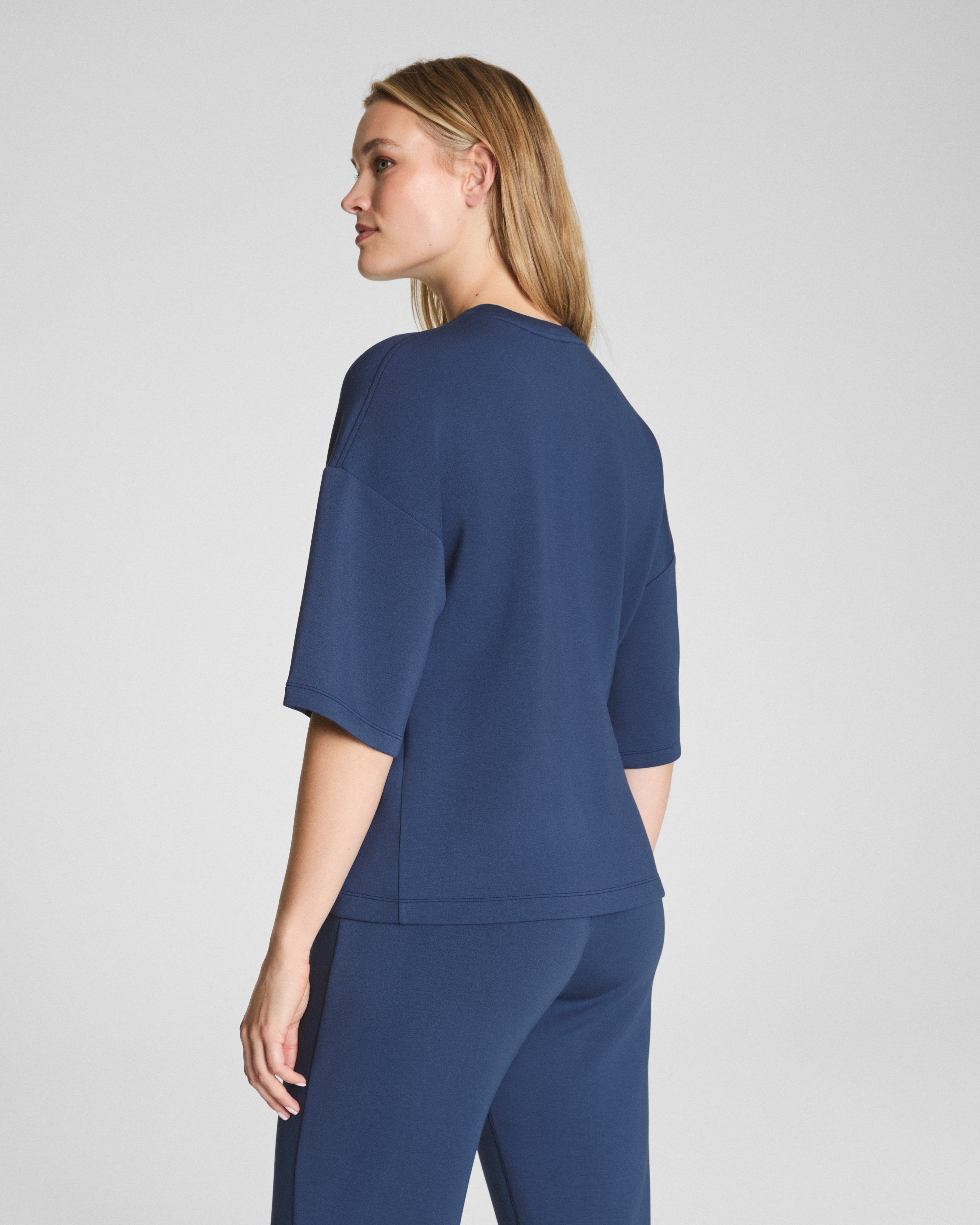 SPANX AirEssentials® Relaxed Tee  Faded Indigo