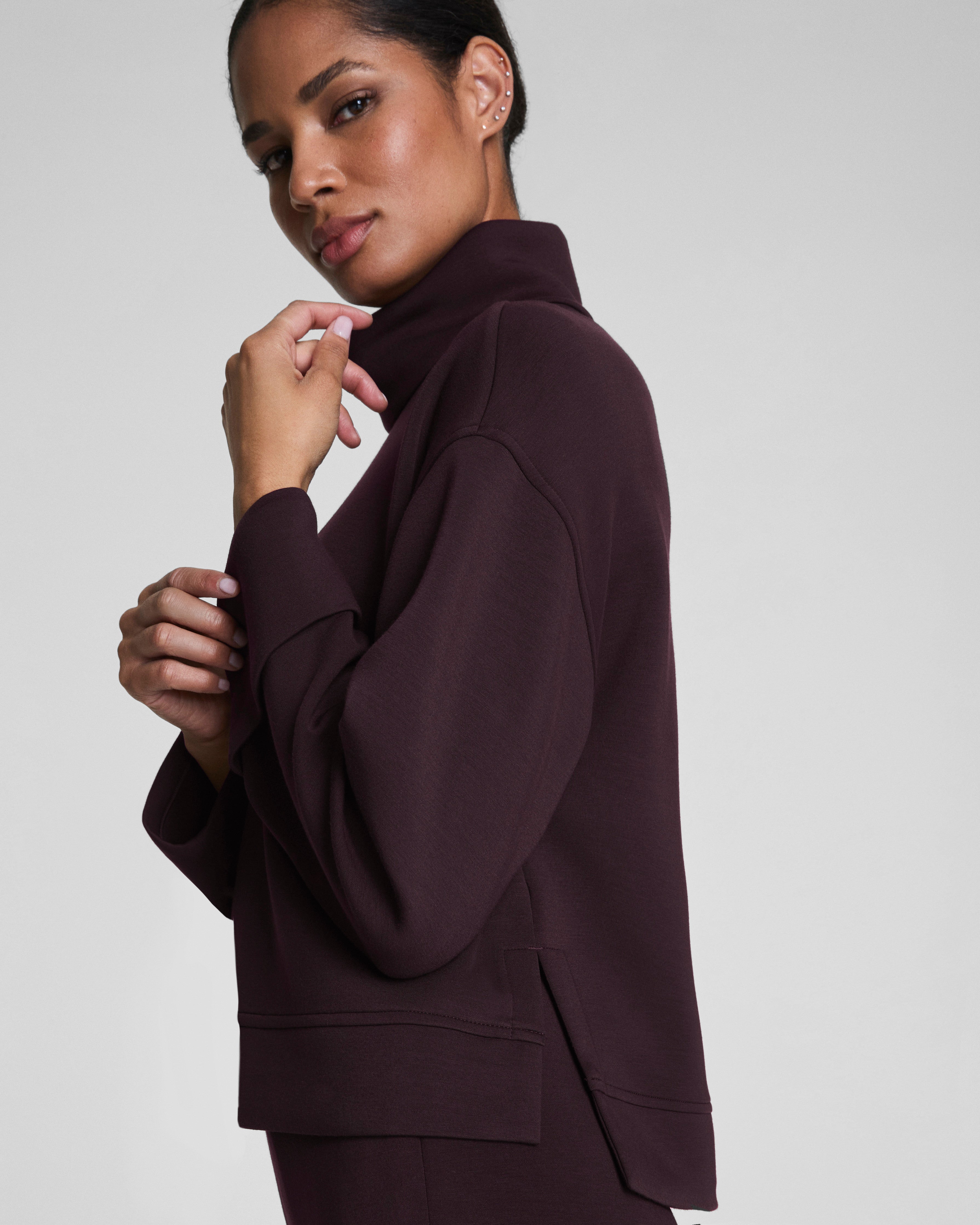 SPANX AirEssentials® Turtleneck   Truffle Brown