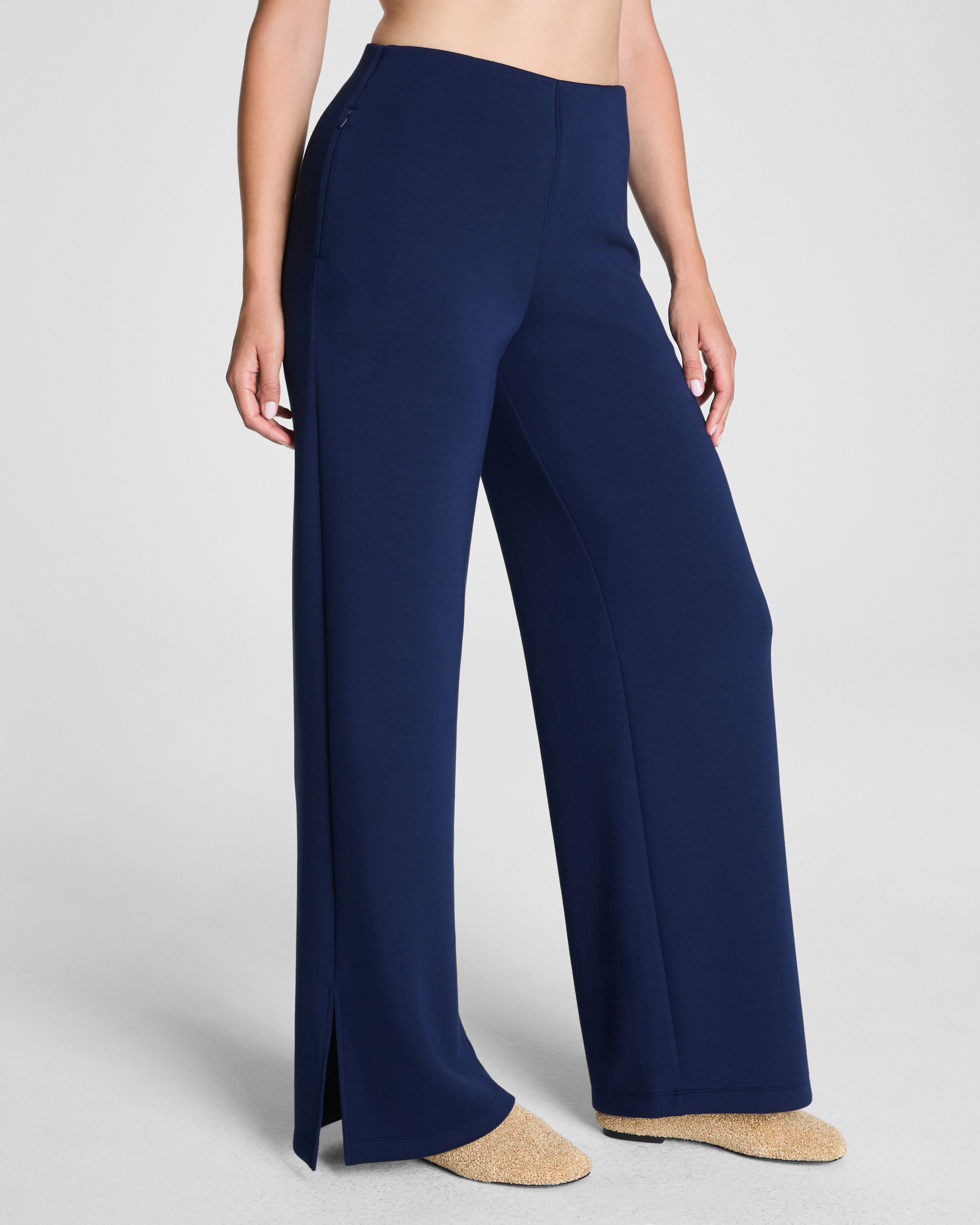 SPANX AirEssentials® Zero Waistband Wide Leg Pant  Timeless Navy