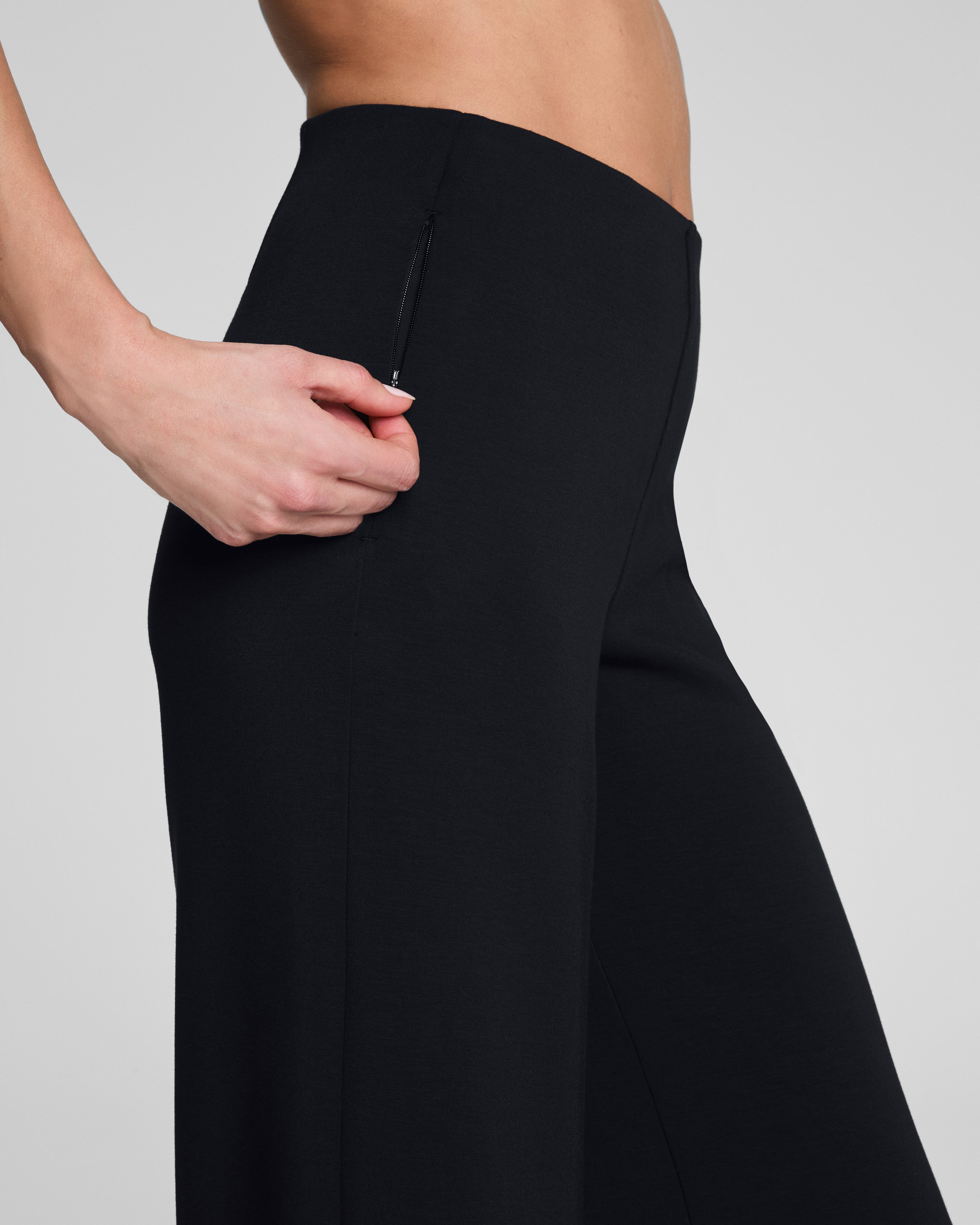 SPANX AirEssentials® Zero Waistband Wide Leg Pant  Very Black