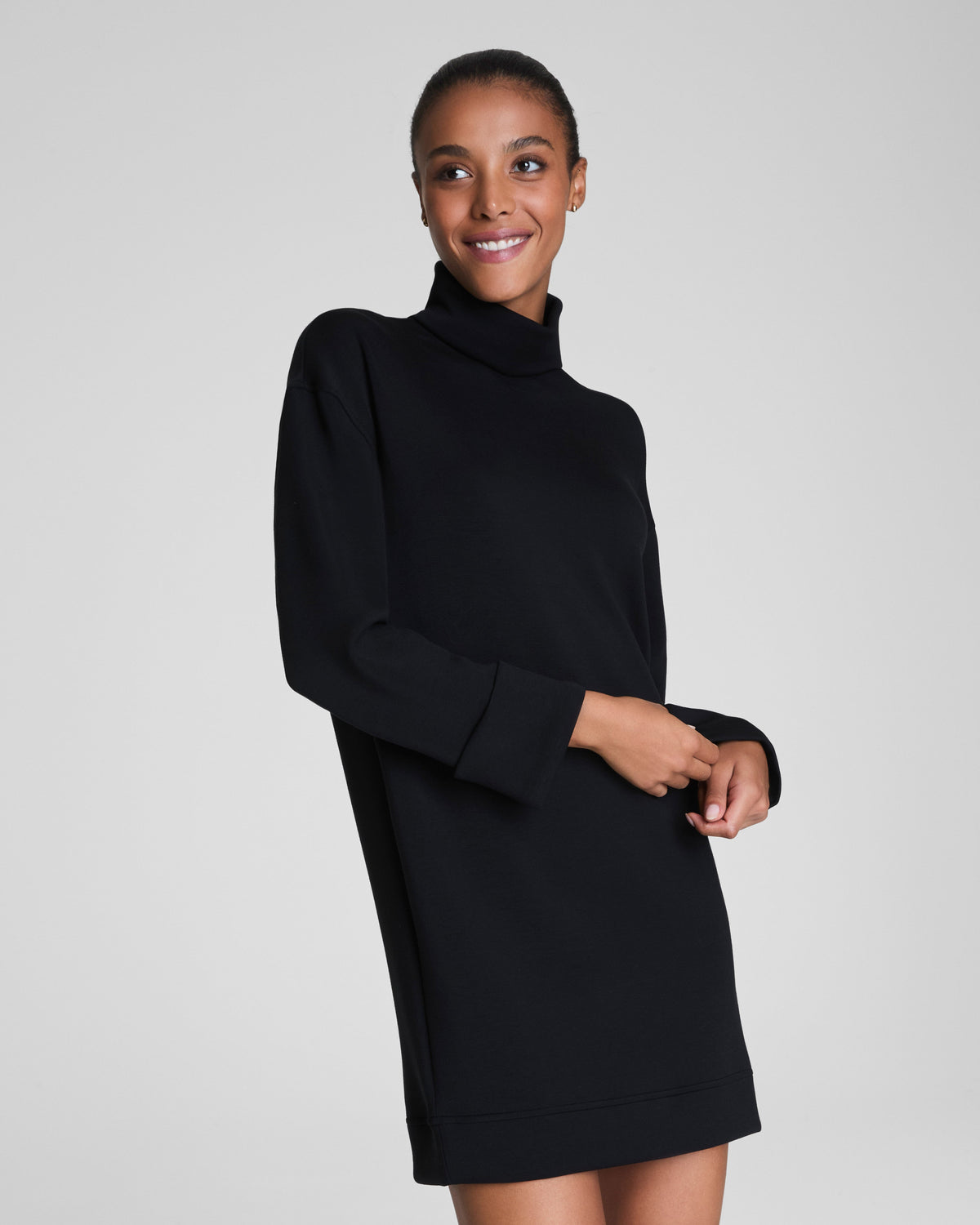 SPANX AirEssentials® Turtleneck Dress  Very Black