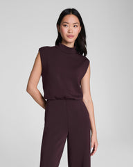 SPANX AirEssentials® Mockneck Jumpsuit  Truffle Brown
