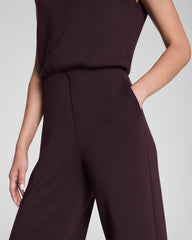 SPANX AirEssentials® Mockneck Jumpsuit  Truffle Brown