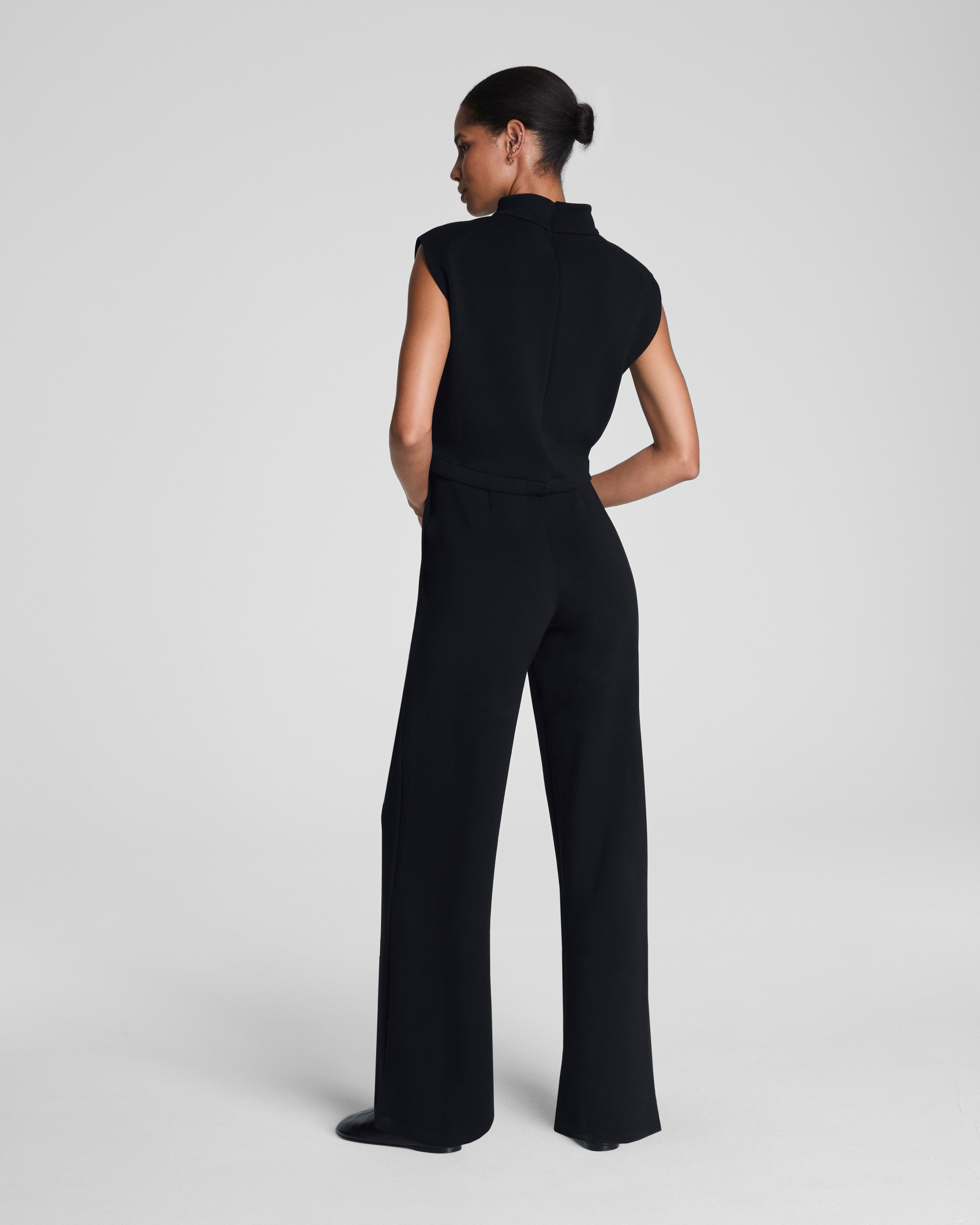 SPANX AirEssentials® Mockneck Jumpsuit  Very Black