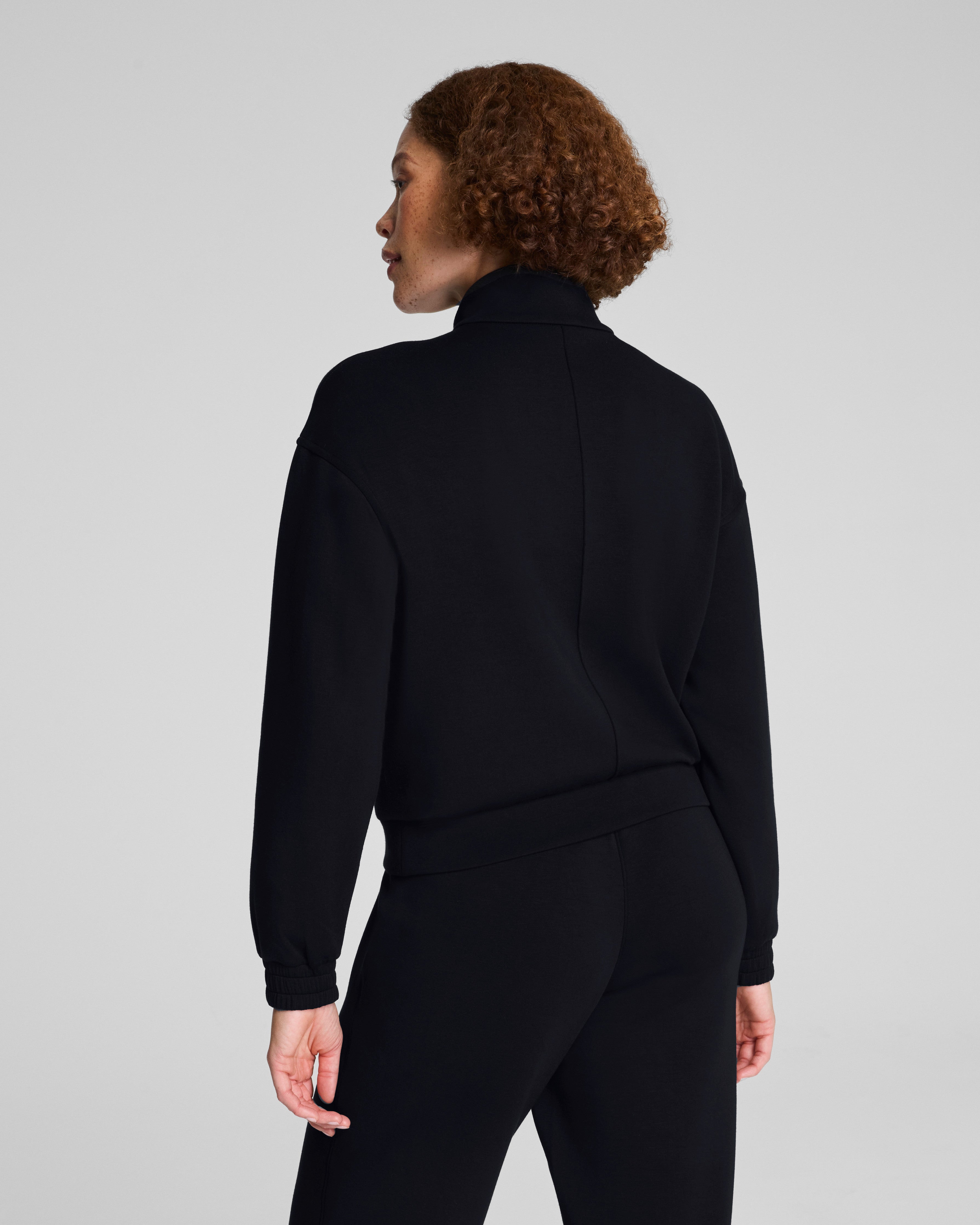 SPANX AirEssentials® Brushed Full Zip Jacket  Very Black