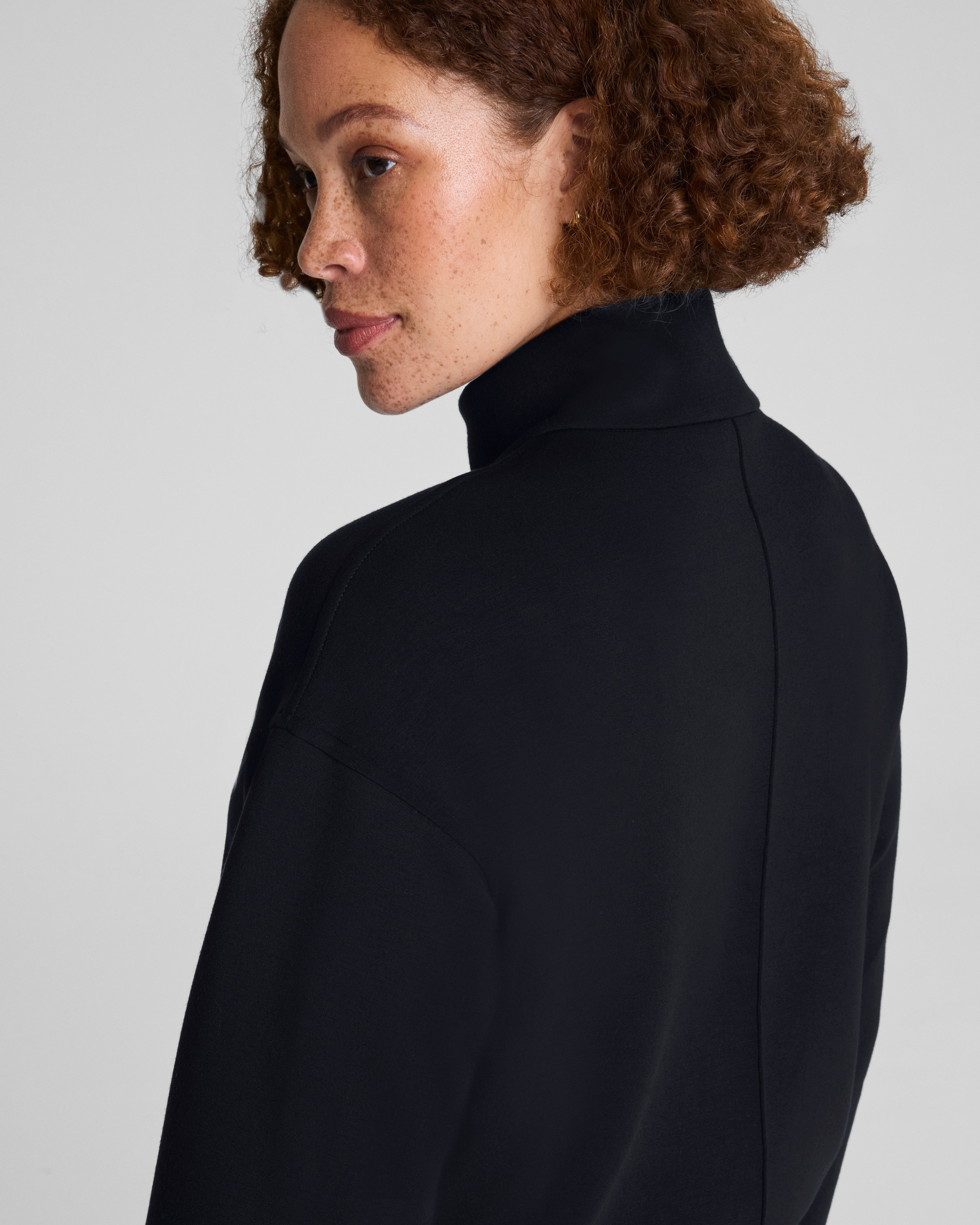SPANX AirEssentials® Brushed Full Zip Jacket  Very Black