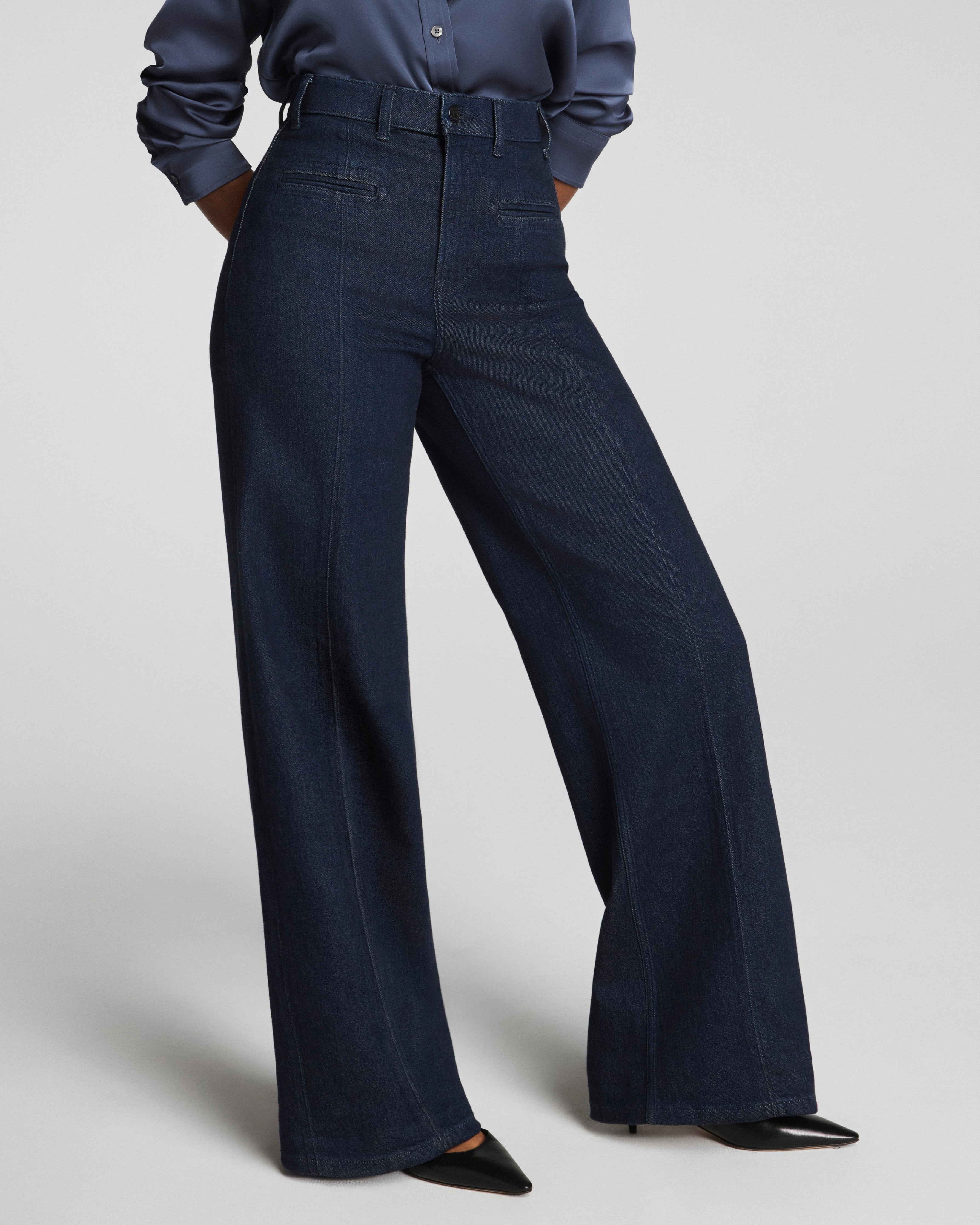 SPANXshape™ Authentic 360 Wide Leg Trouser Jeans  Marina