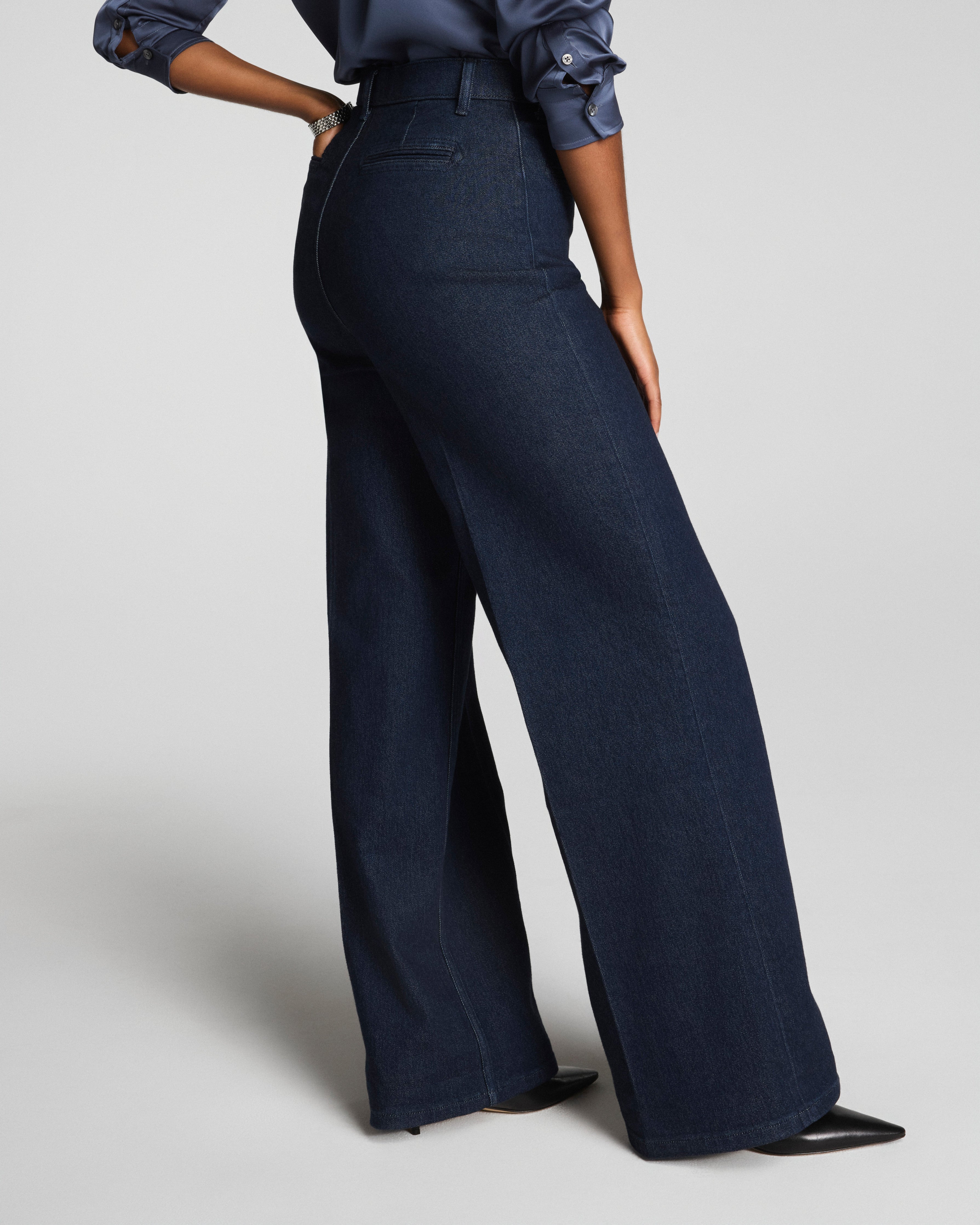 SPANXshape™ Authentic 360 Wide Leg Trouser Jeans  Marina