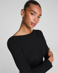 SPANXshape™ Ponte Low-Back Midi Dress  Classic Black
