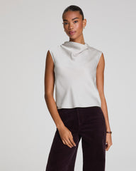 SPANX® Silky Smooth Cowl Neck Sleeveless Top
