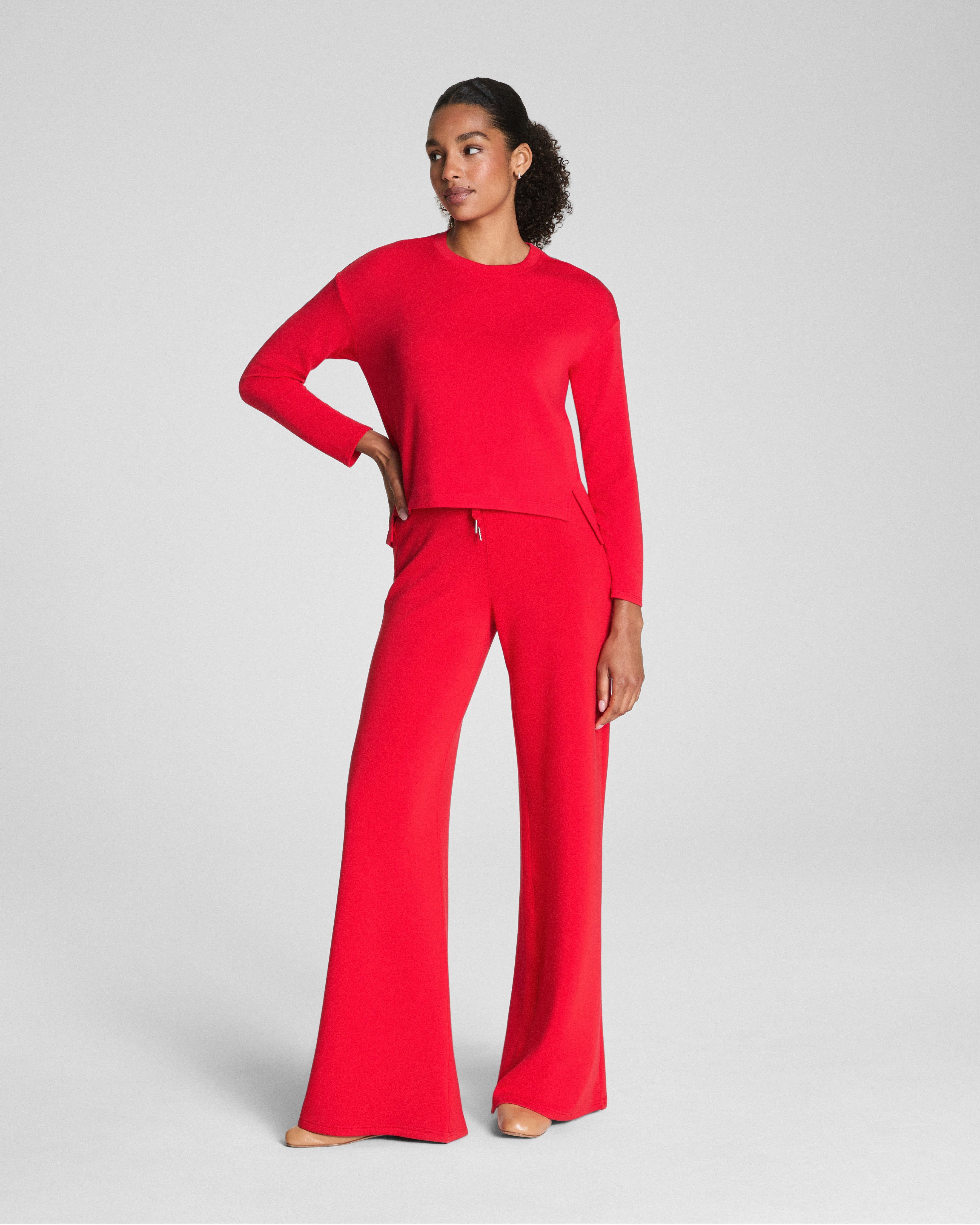 SPANX AirEssentials® Relaxed Long Sleeve Top  SPANX® Red
