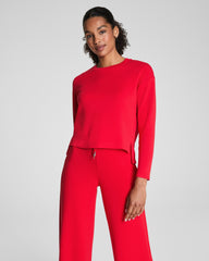 SPANX AirEssentials® Relaxed Long Sleeve Top  SPANX® Red