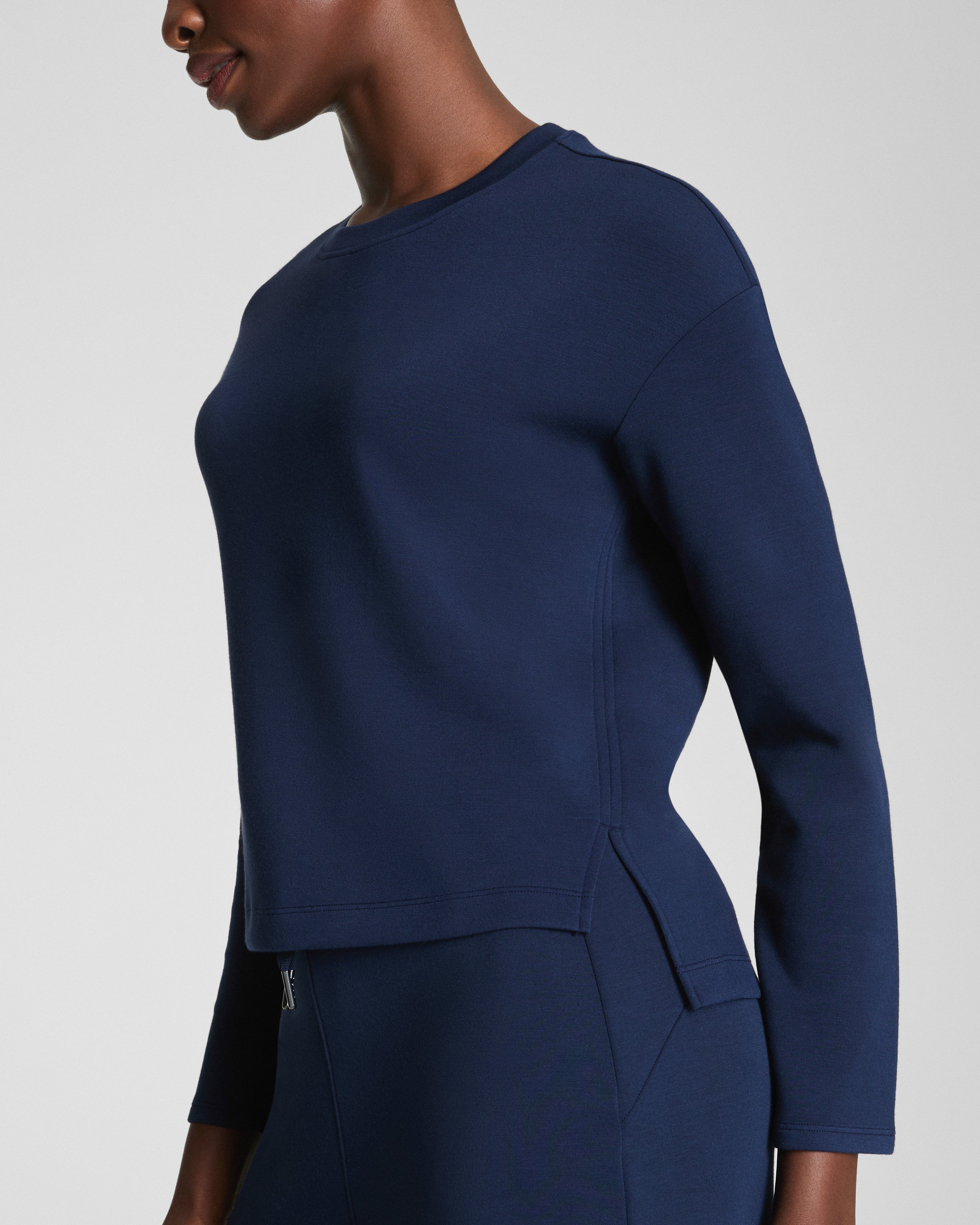 SPANX AirEssentials® Relaxed Long Sleeve Top  Timeless Navy
