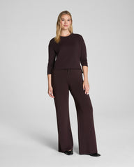 SPANX AirEssentials® Relaxed Long Sleeve Top  Truffle Brown