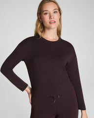 SPANX AirEssentials® Relaxed Long Sleeve Top  Truffle Brown