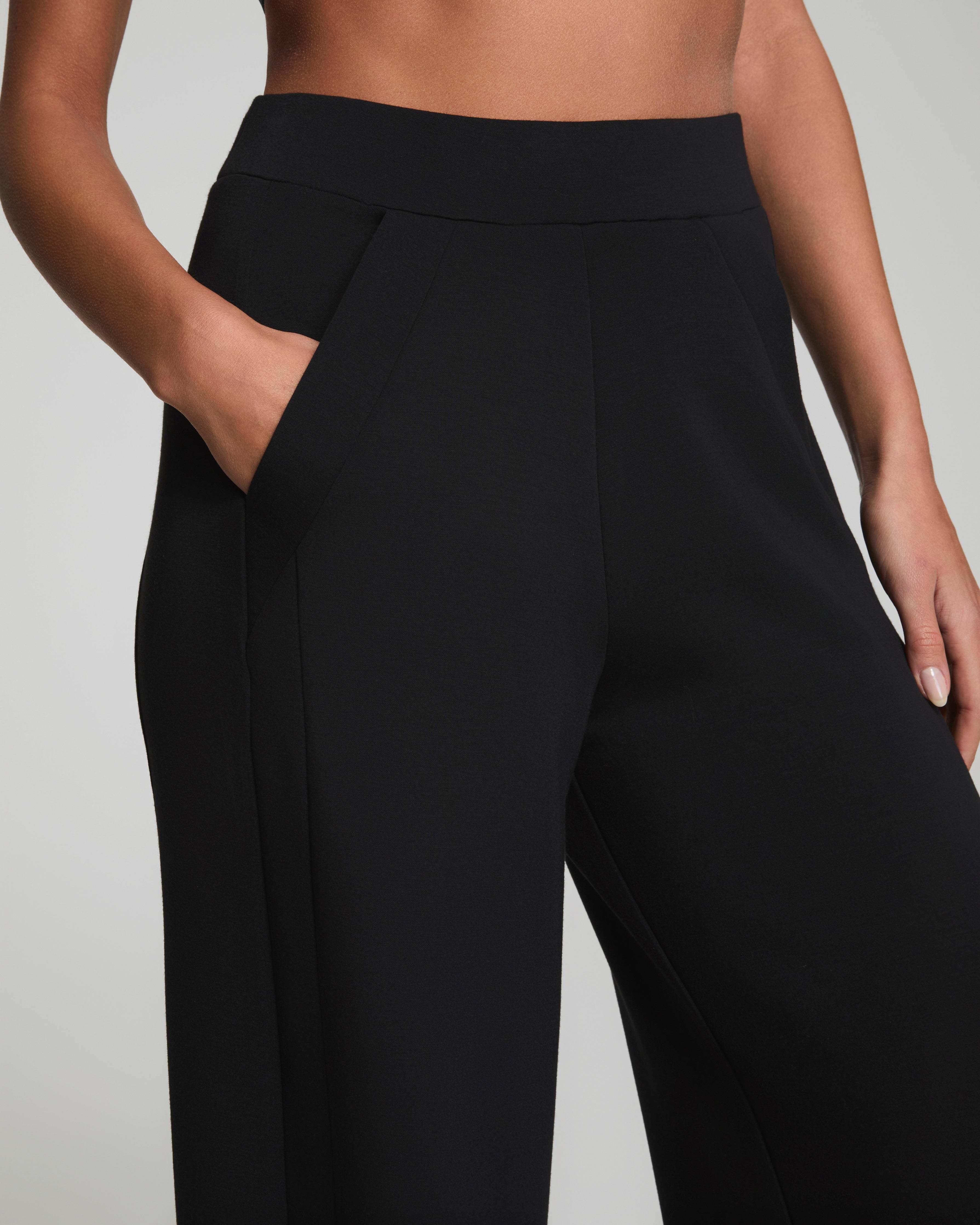 SPANX AirEssentials® Wide Leg Track Pant  Very Black