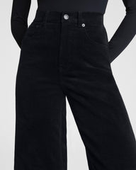 SPANXshape™ Authentic 360 Corduroy Wide Leg  Classic Black