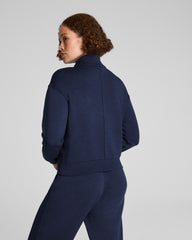 SPANX AirEssentials® Brushed Full Zip Jacket  Timeless Navy Heather